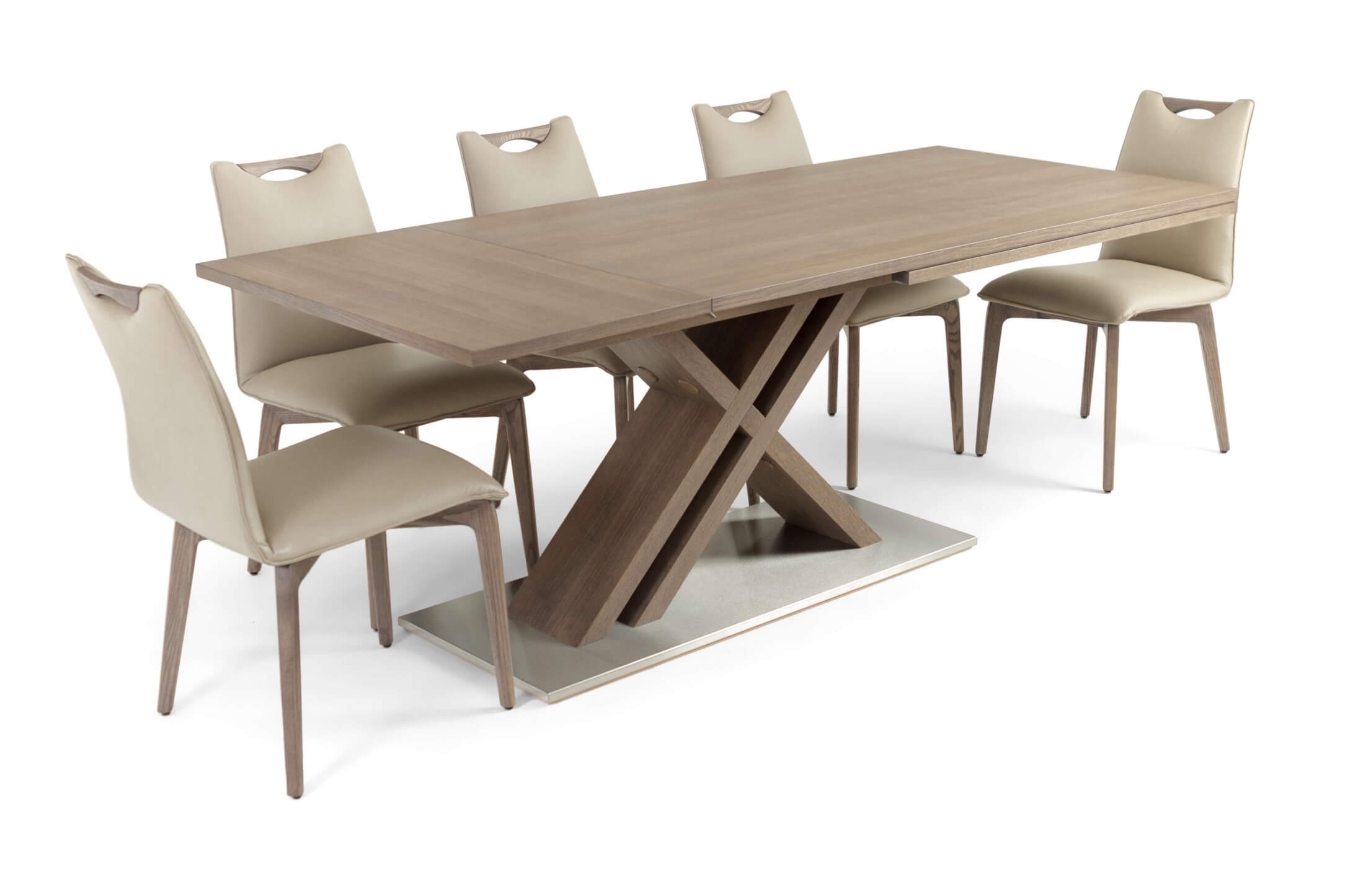 Alster Extendable Dining Set w/Ritz Chair