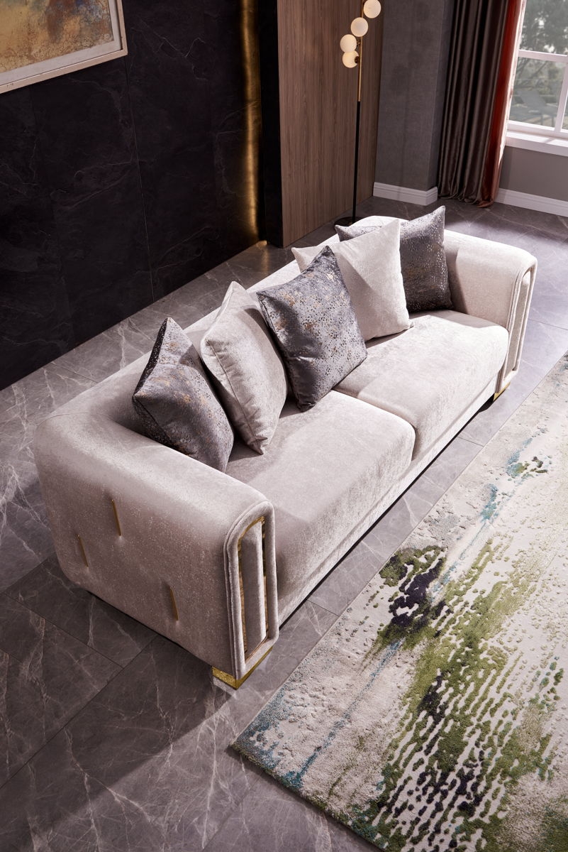 Impreza Velvet Living Room Set