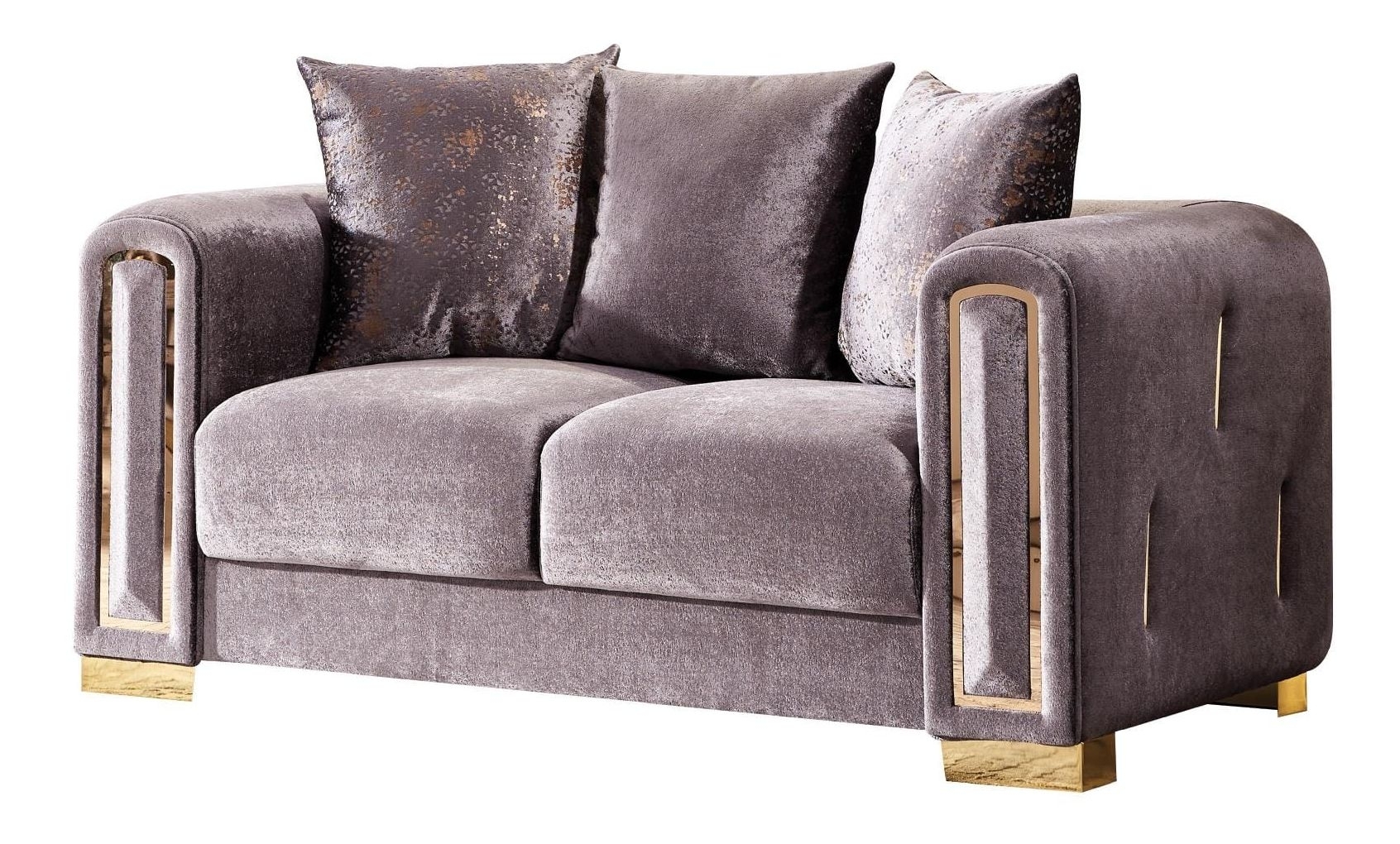 Impreza Velvet Living Room Set