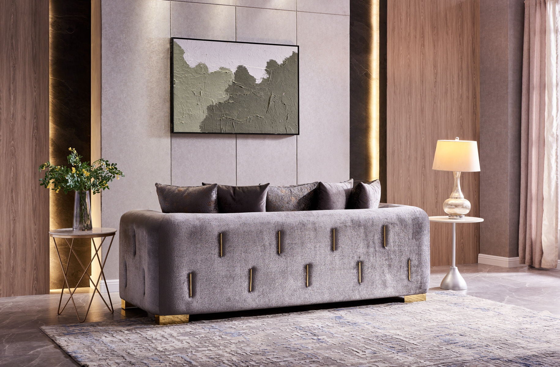 Impreza Velvet Sofa