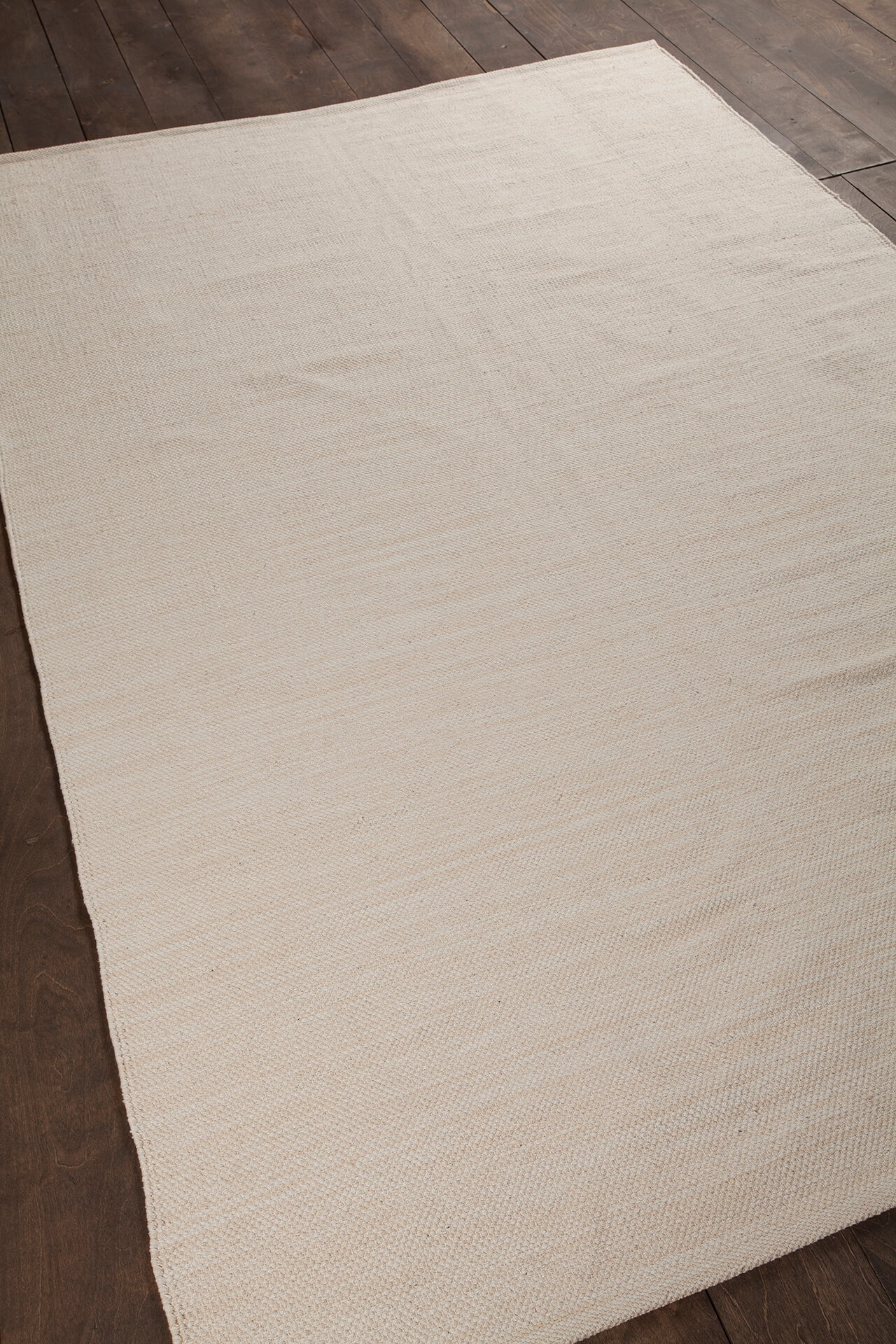 India Cotton Rectangular Hand-woven Rug, Composition 1