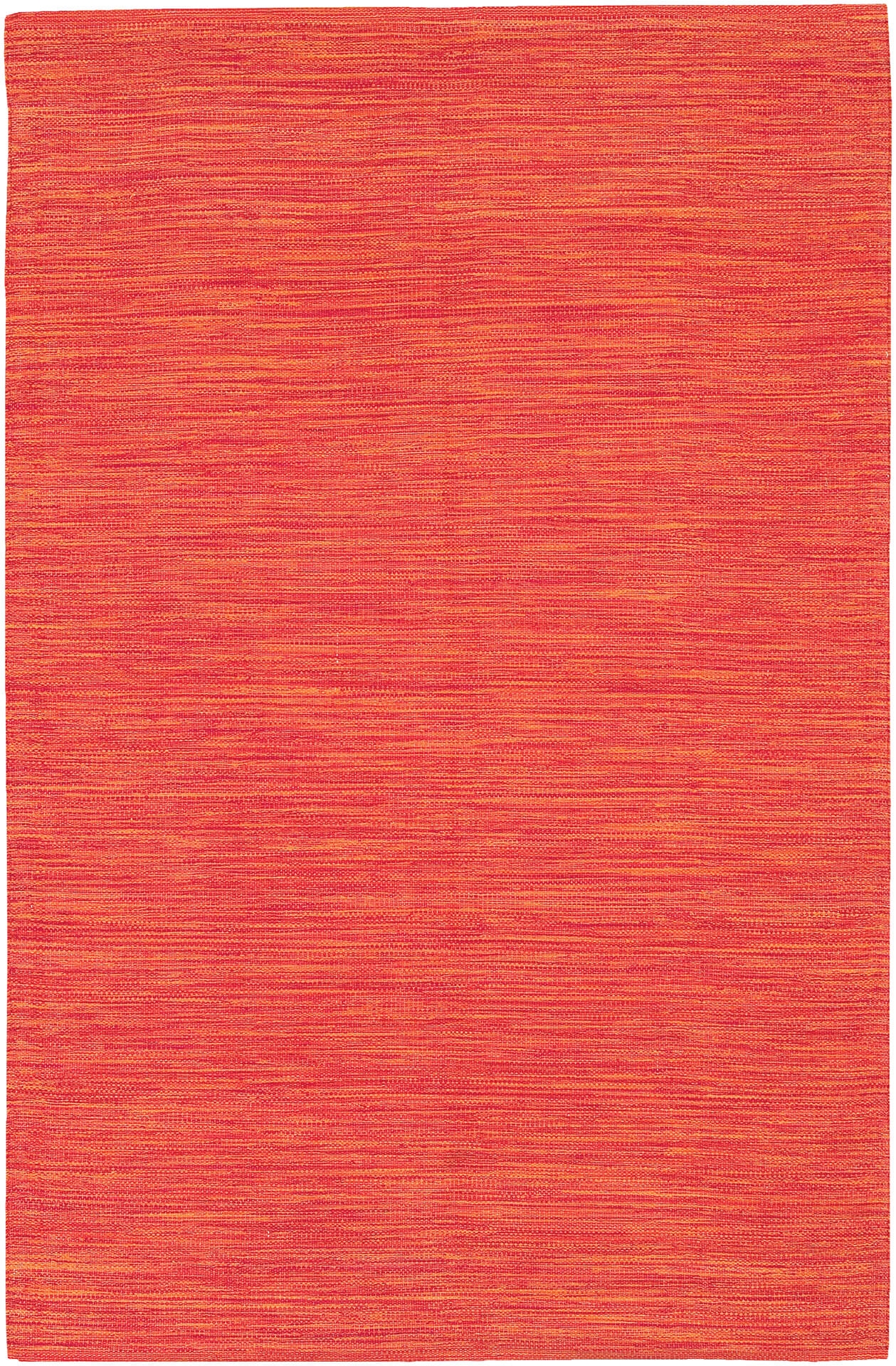 India Cotton Rectangular Hand-woven Rug, Composition 1