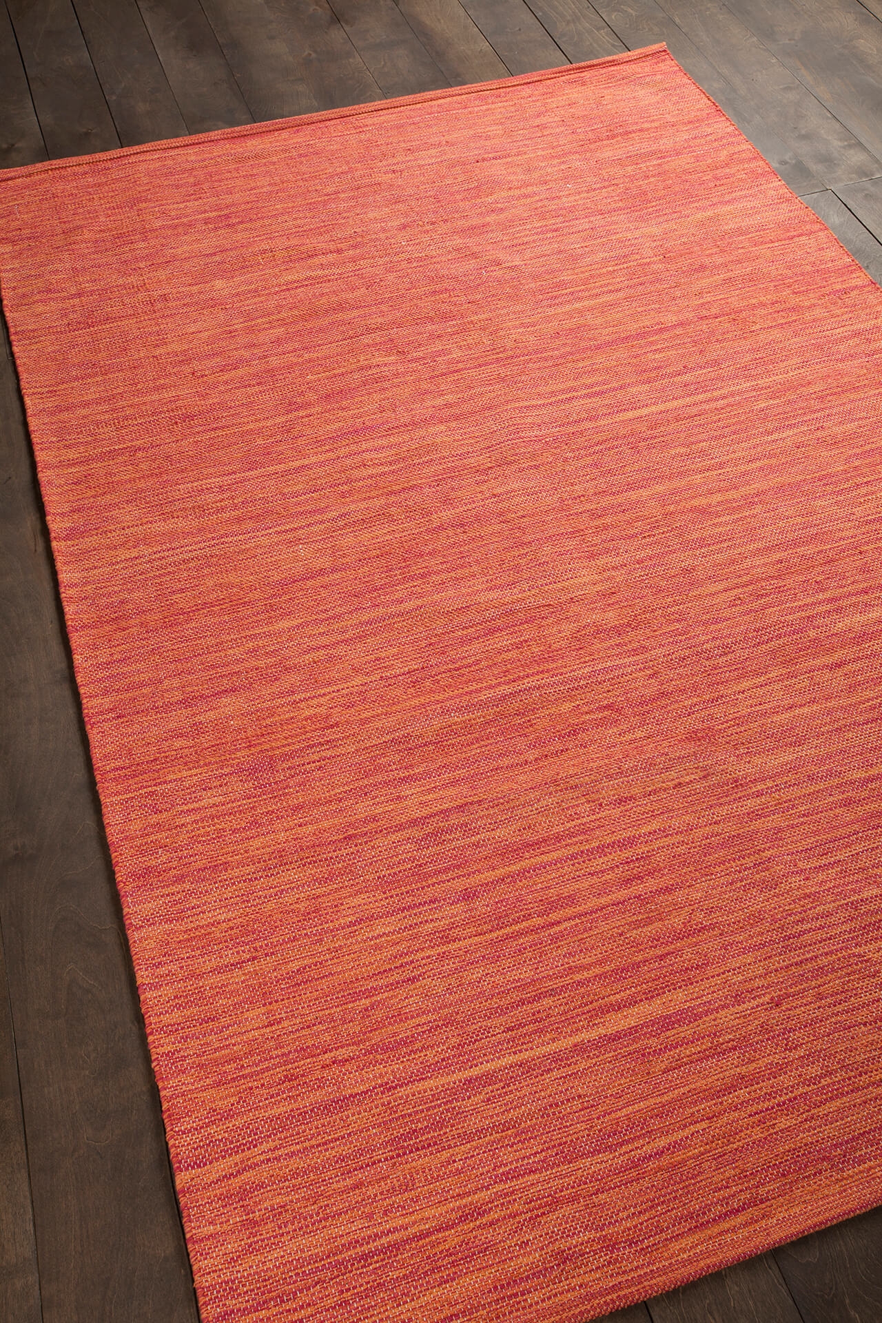 India Cotton Rectangular Hand-woven Rug, 5' x 7'6"
