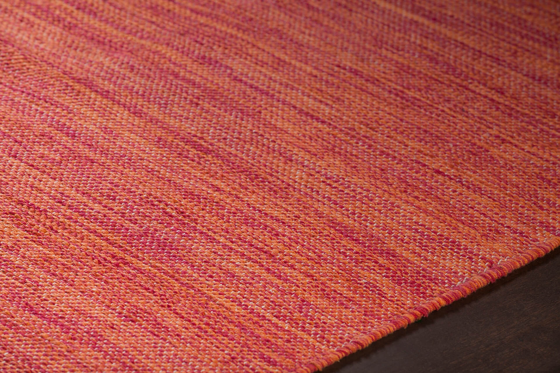 India Cotton Rectangular Hand-woven Rug, 7'9" x 10'6"