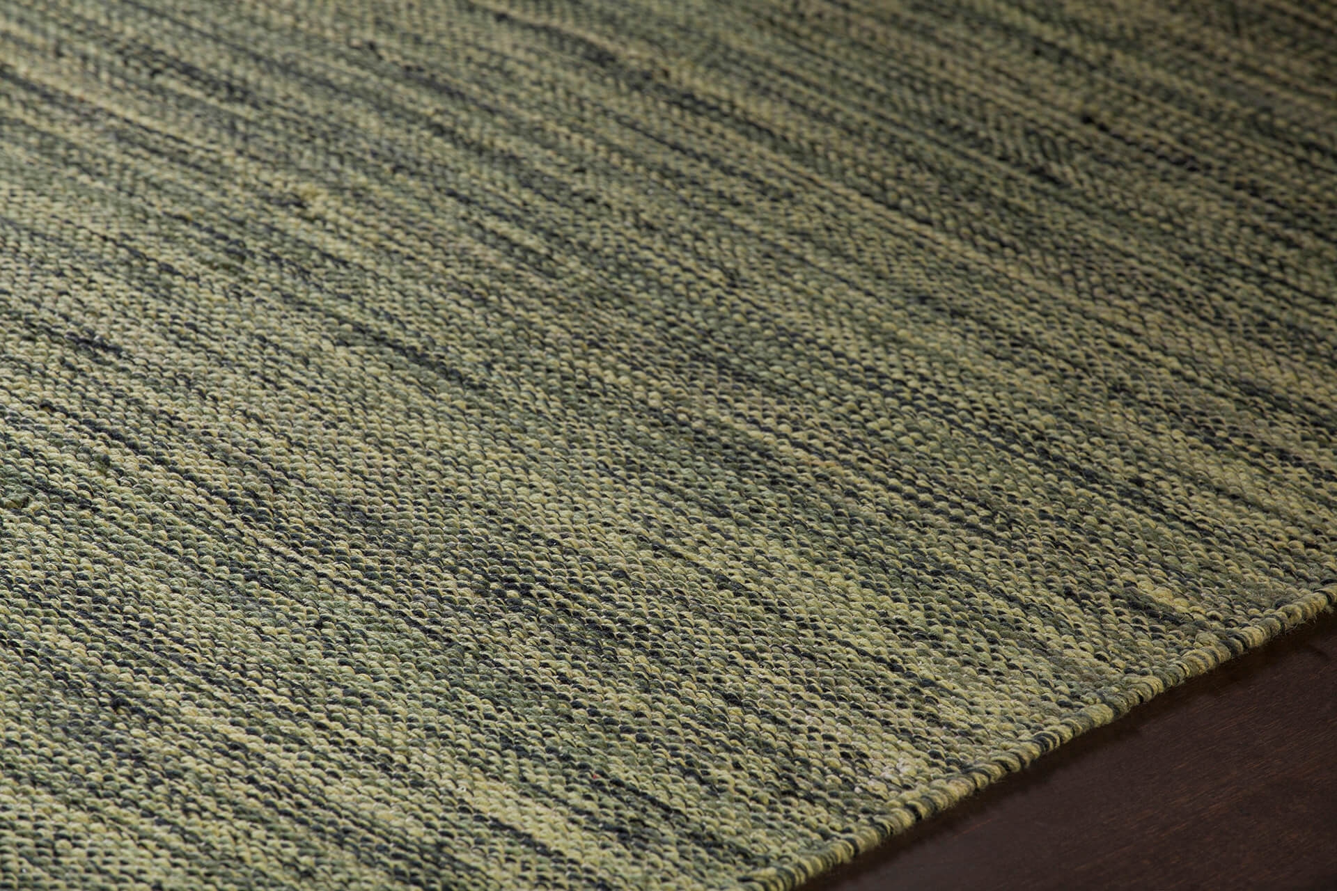 India Cotton Rectangular Hand-woven Rug, 3'6" x 5'6"