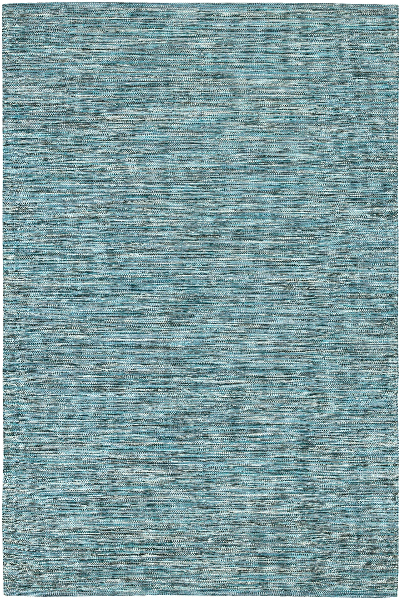 India Cotton Rectangular Hand-woven Rug, Composition 1