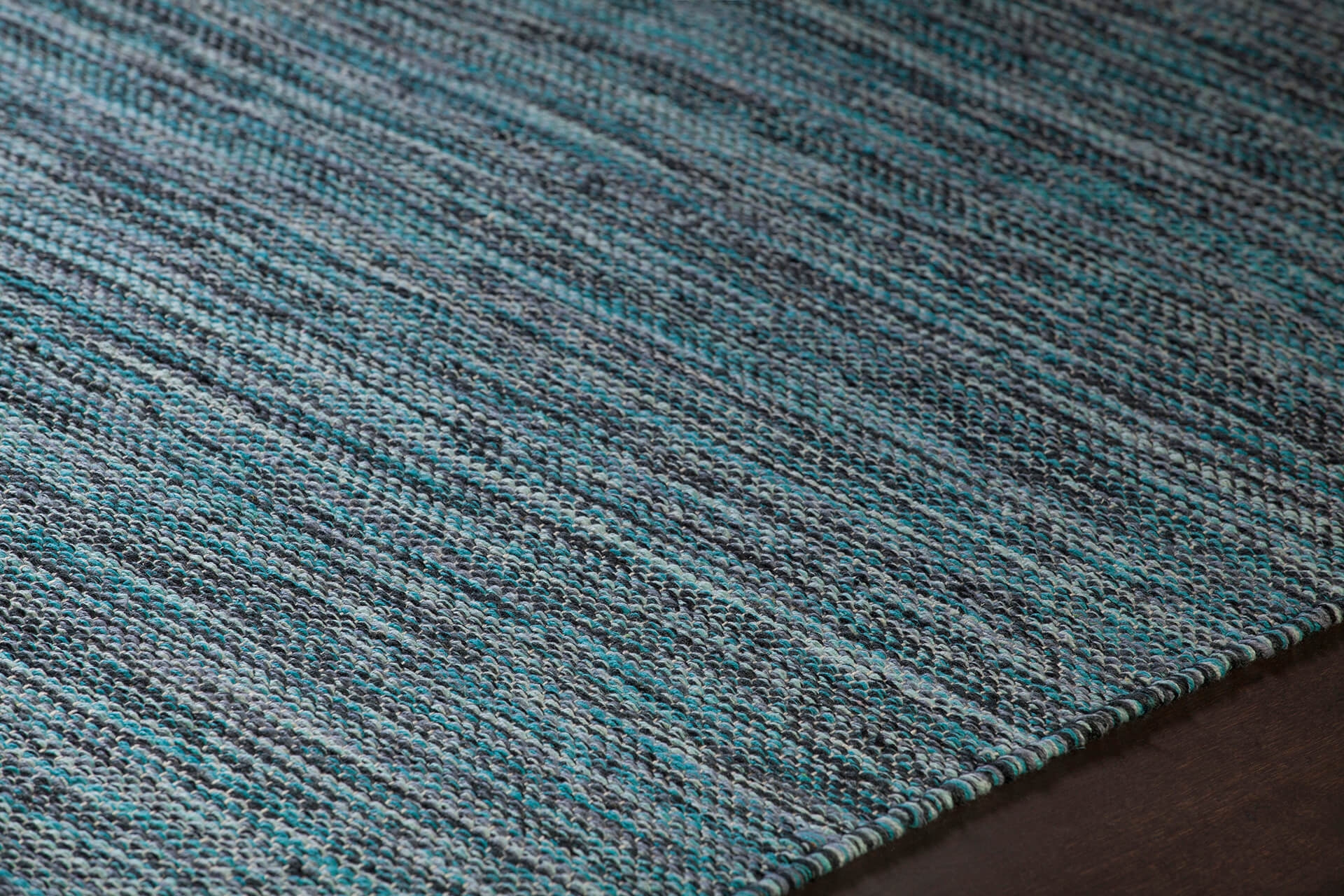 India Cotton Rectangular Hand-woven Rug, 5' x 7'6"