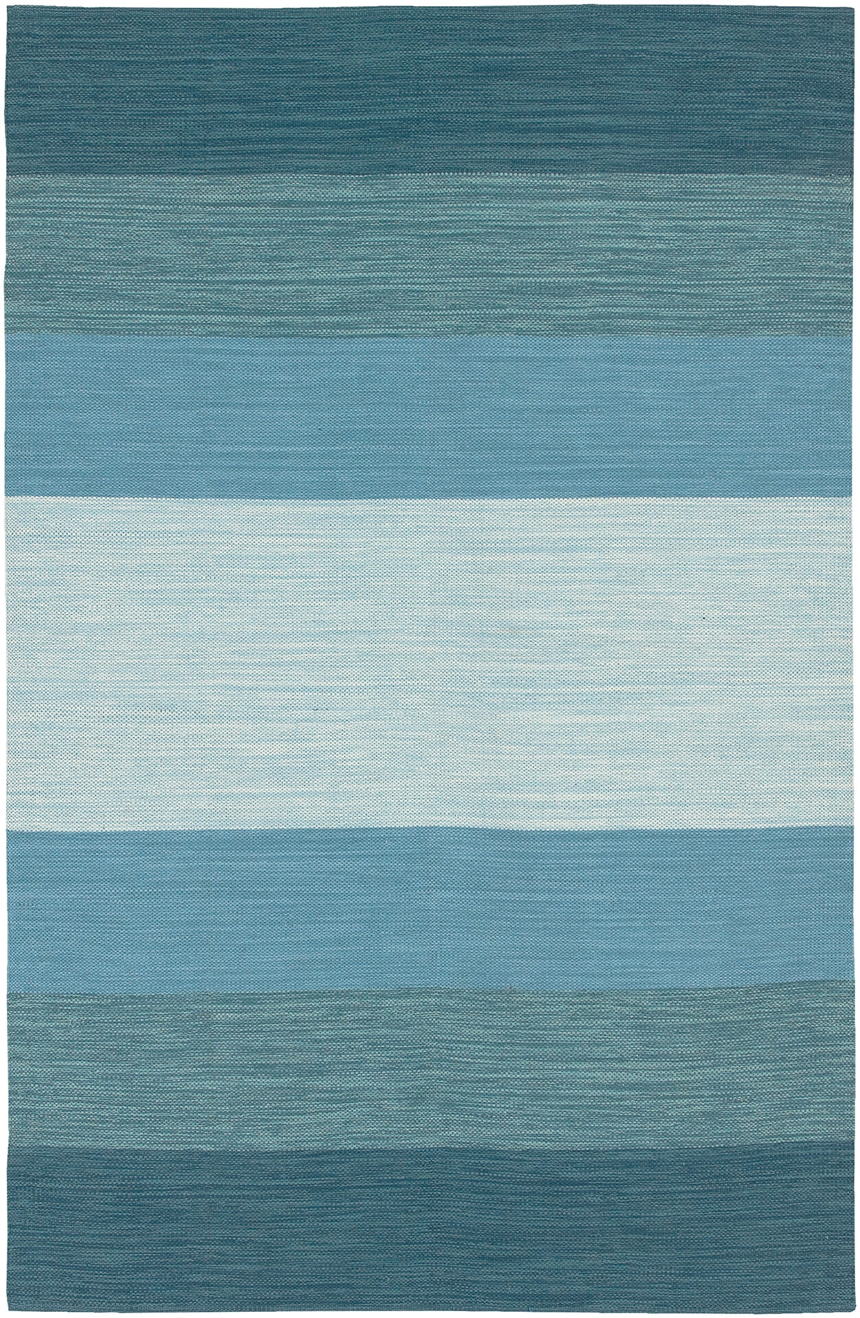 India Cotton Rectangular Hand-woven Rug, Composition 2