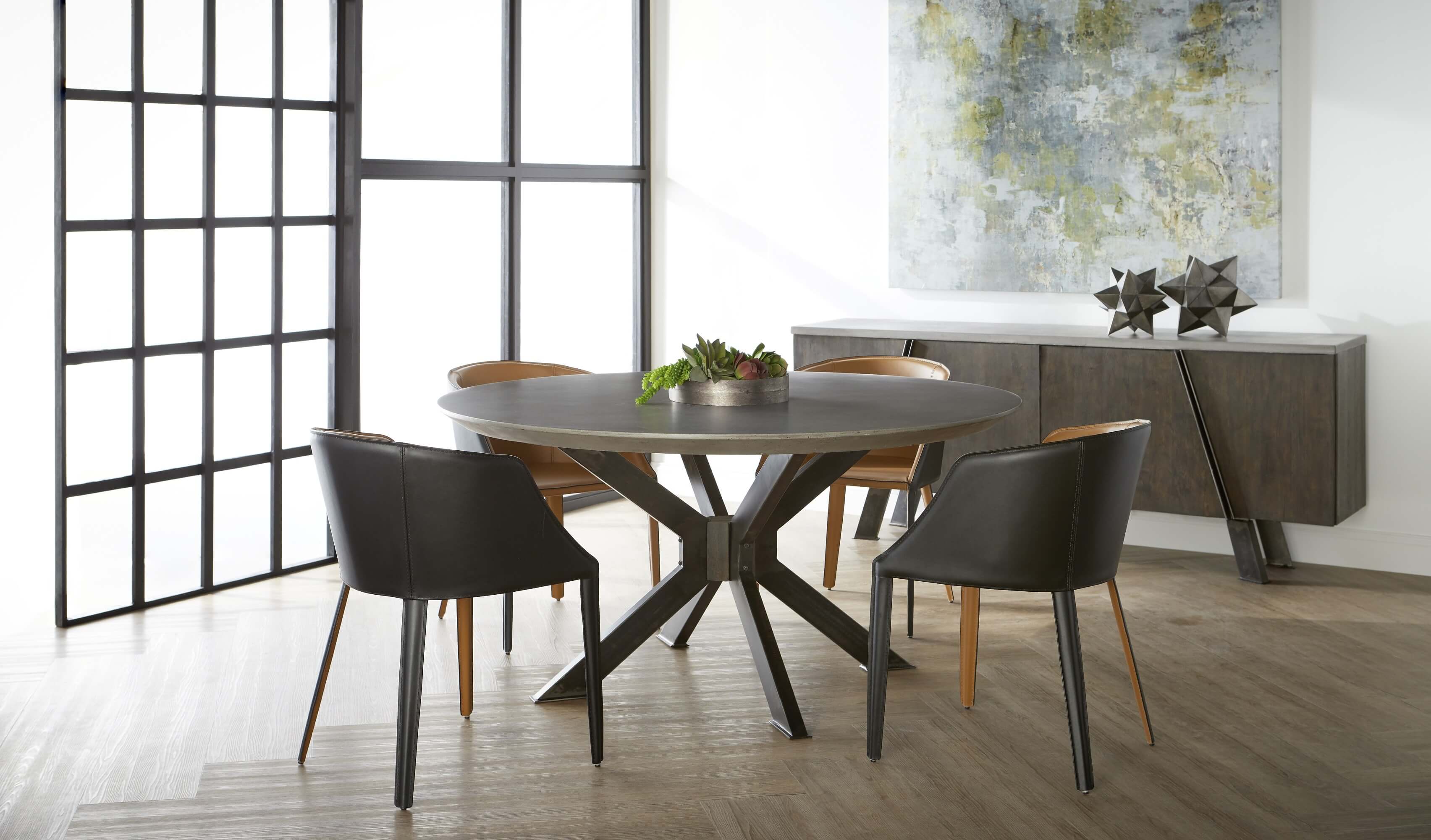 Industry Round Dining Table