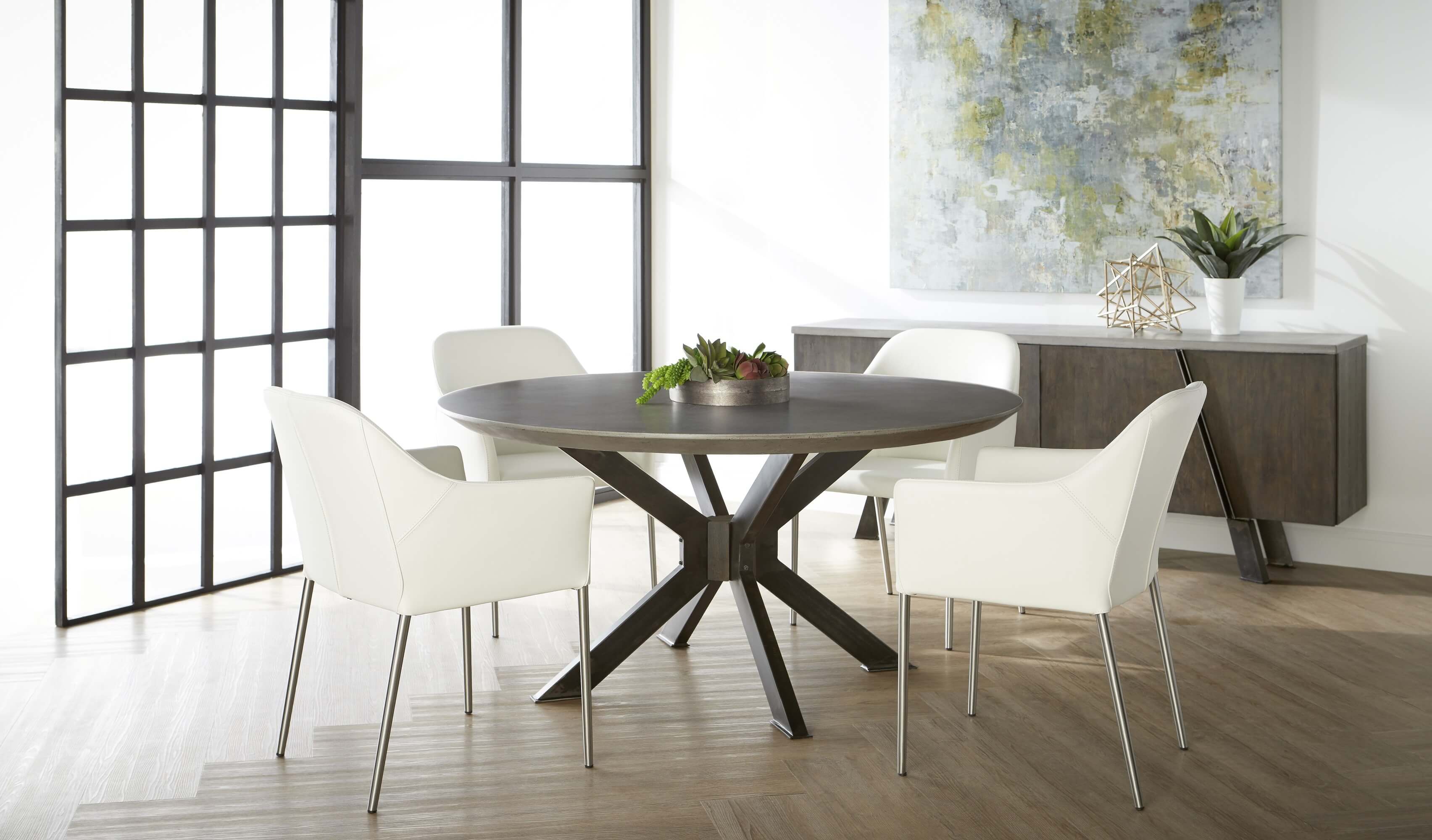 Industry Round Dining Table