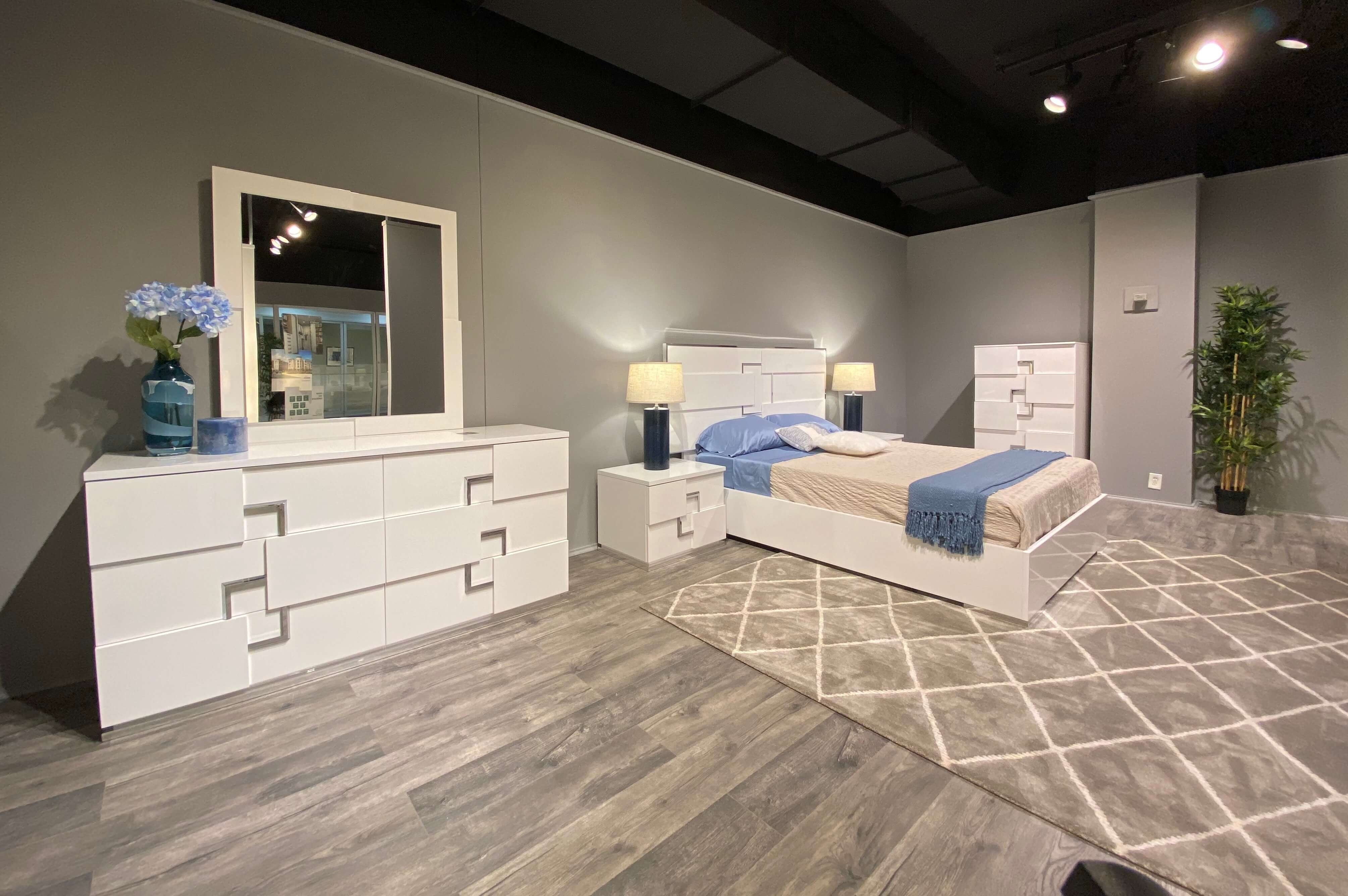 Infinity Premium Wood Veneer Bedroom Set