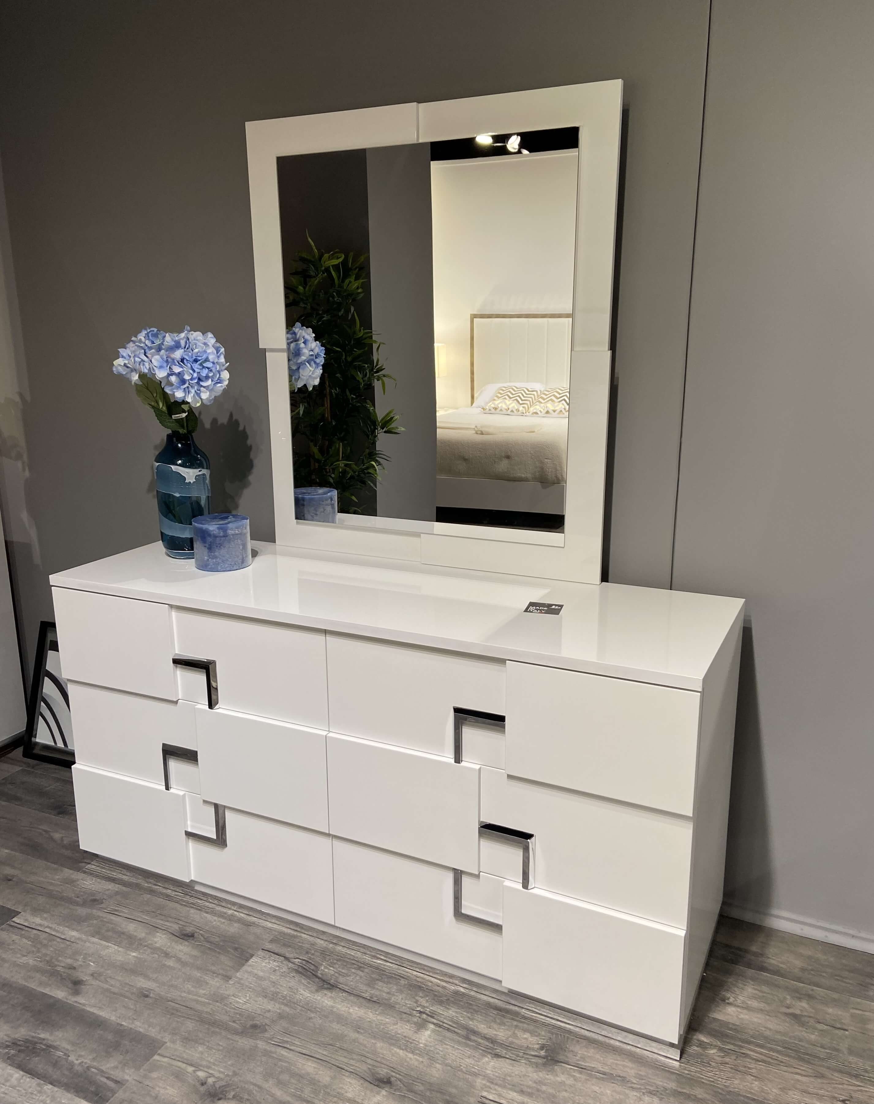 Infinity Premium Wood Veneer 6-Drawer Dresser