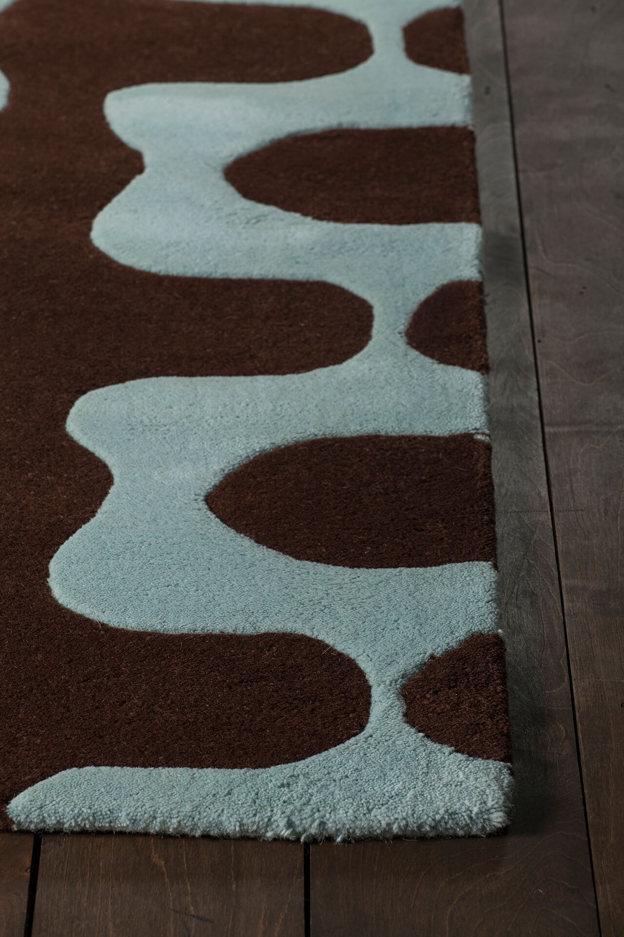 Inhabit Wool Rectangular Hand-tufted Rug, 5' x 7'6"