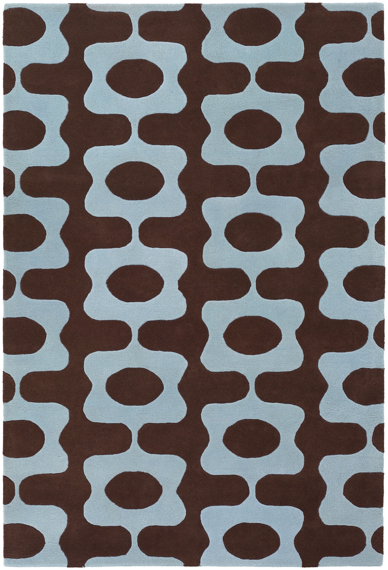 Inhabit Wool Rectangular Hand-tufted Rug, Composition 1