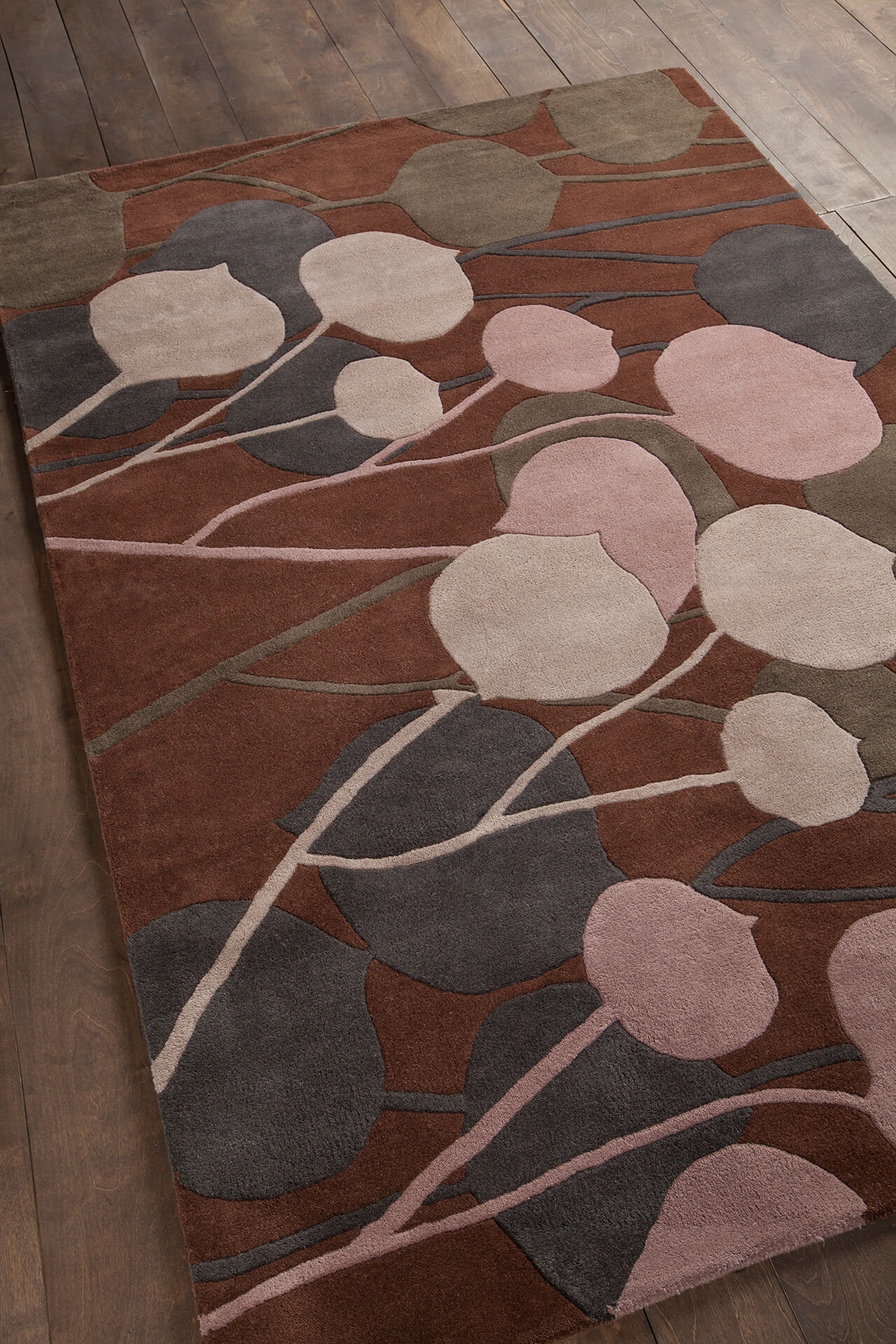 Inhabit Wool Rectangular Hand-tufted Rug, Composition 2