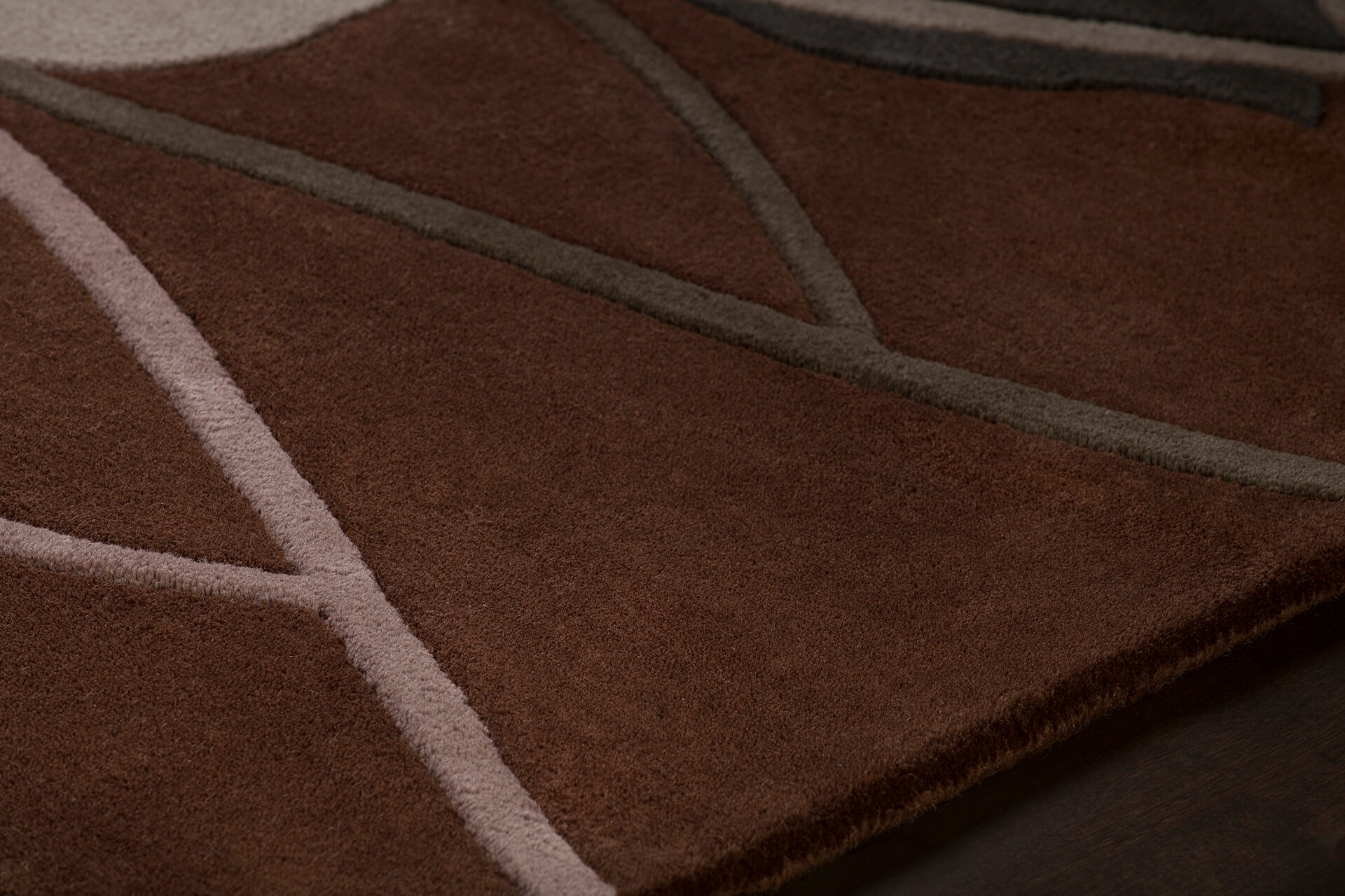 Inhabit Wool Rectangular Hand-tufted Rug, Composition 2