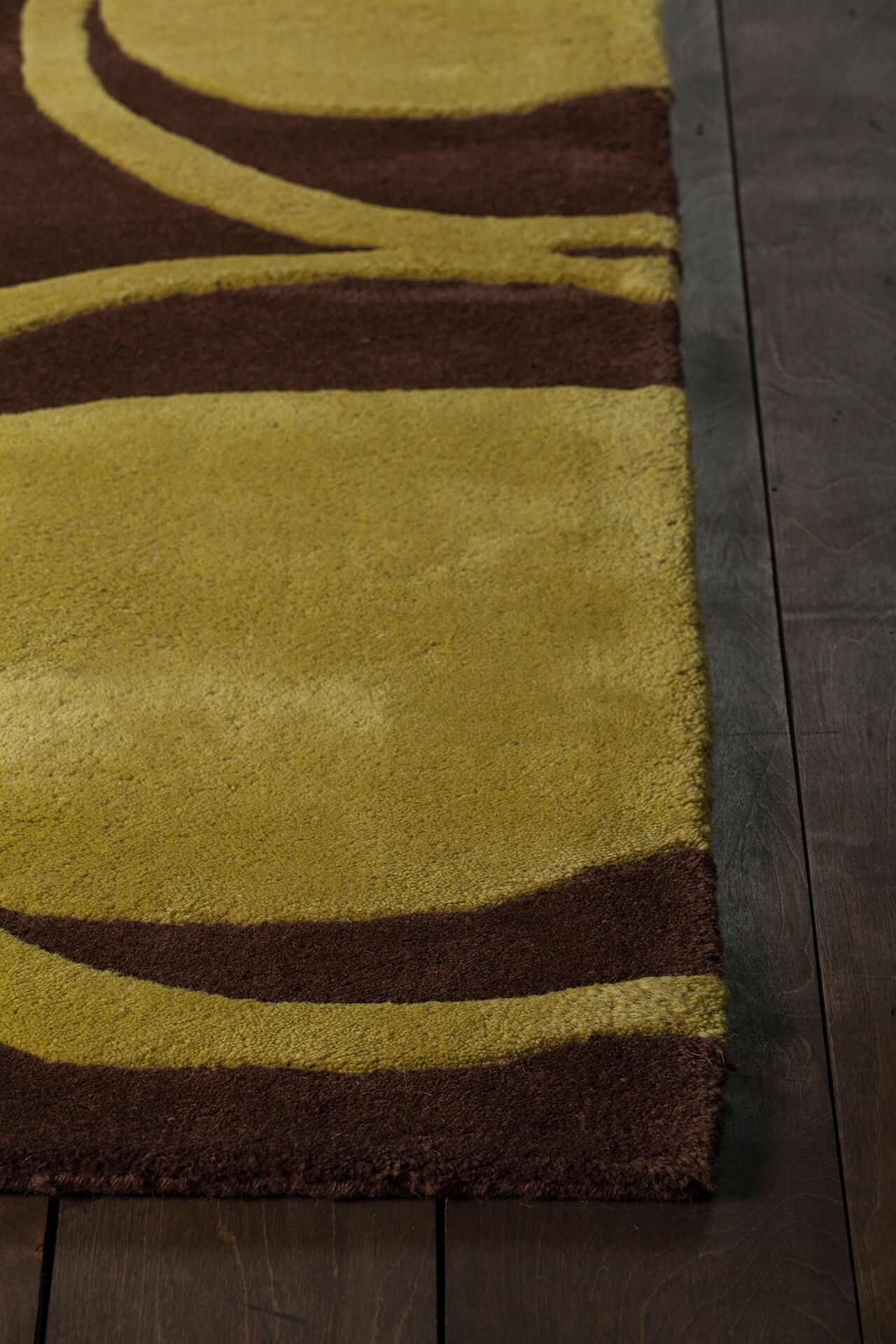 Inhabit Wool Rectangular Hand-tufted Rug, 5' x 7'6"