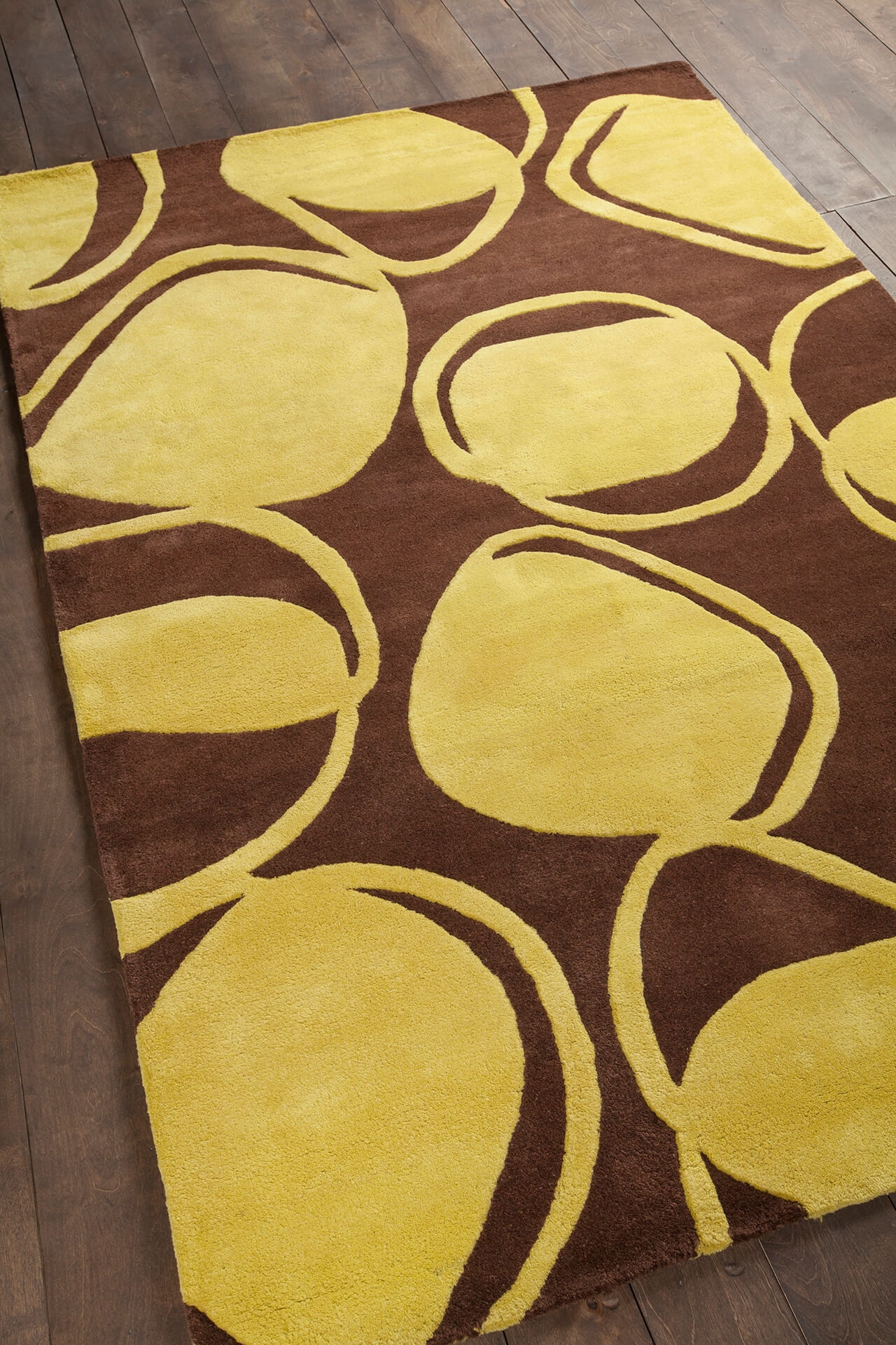 Inhabit Wool Rectangular Hand-tufted Rug, Composition 3