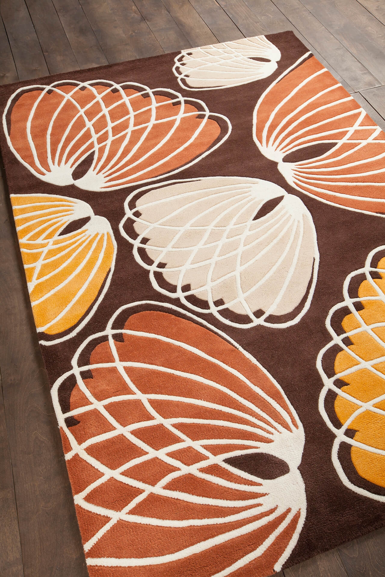 Inhabit Wool Rectangular Hand-tufted Rug, Composition 4
