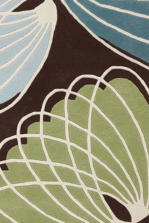 Inhabit Wool Rectangular Hand-tufted Rug, 5' x 7'6"