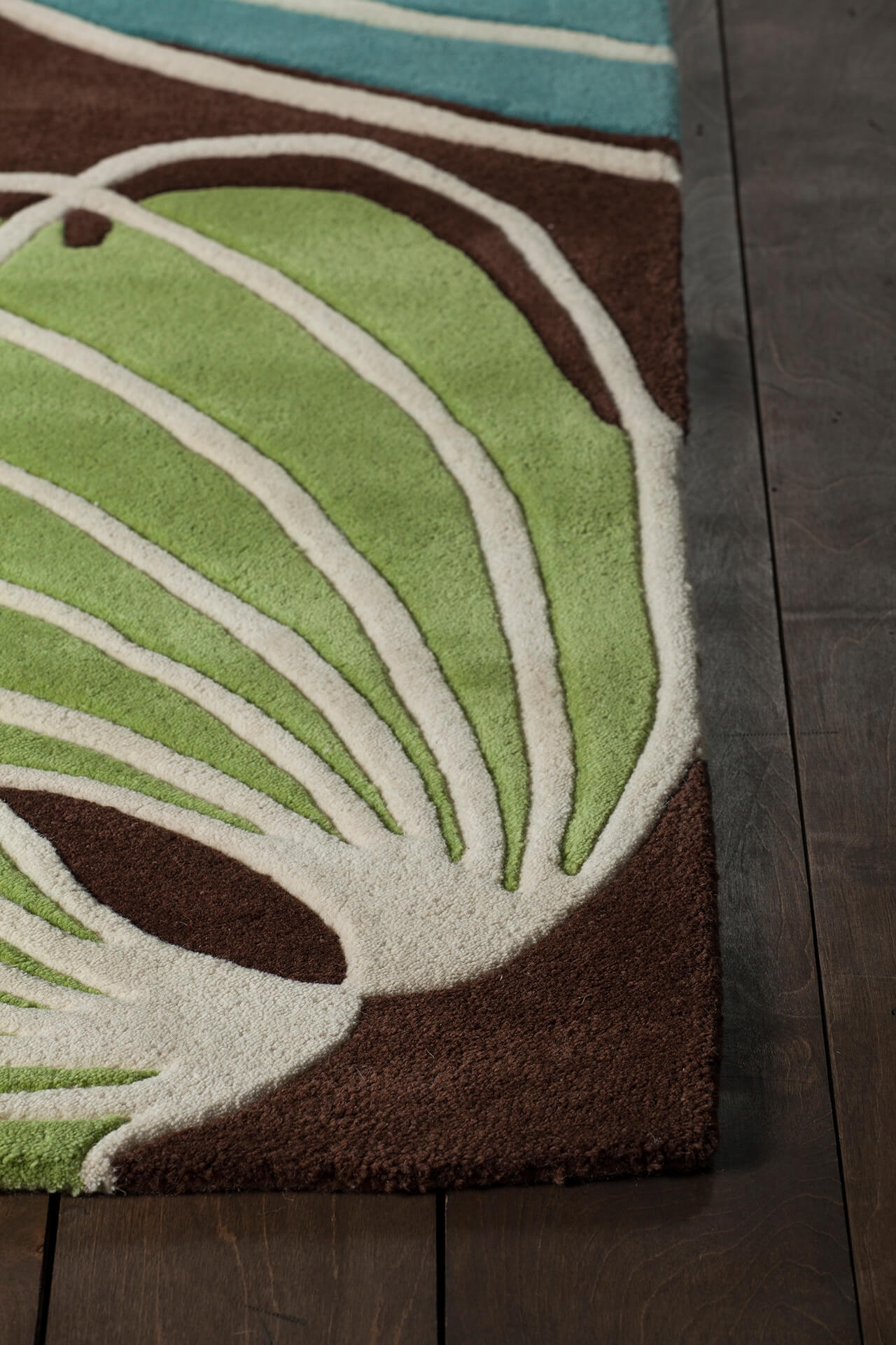 Inhabit Wool Rectangular Hand-tufted Rug, 5' x 7'6"