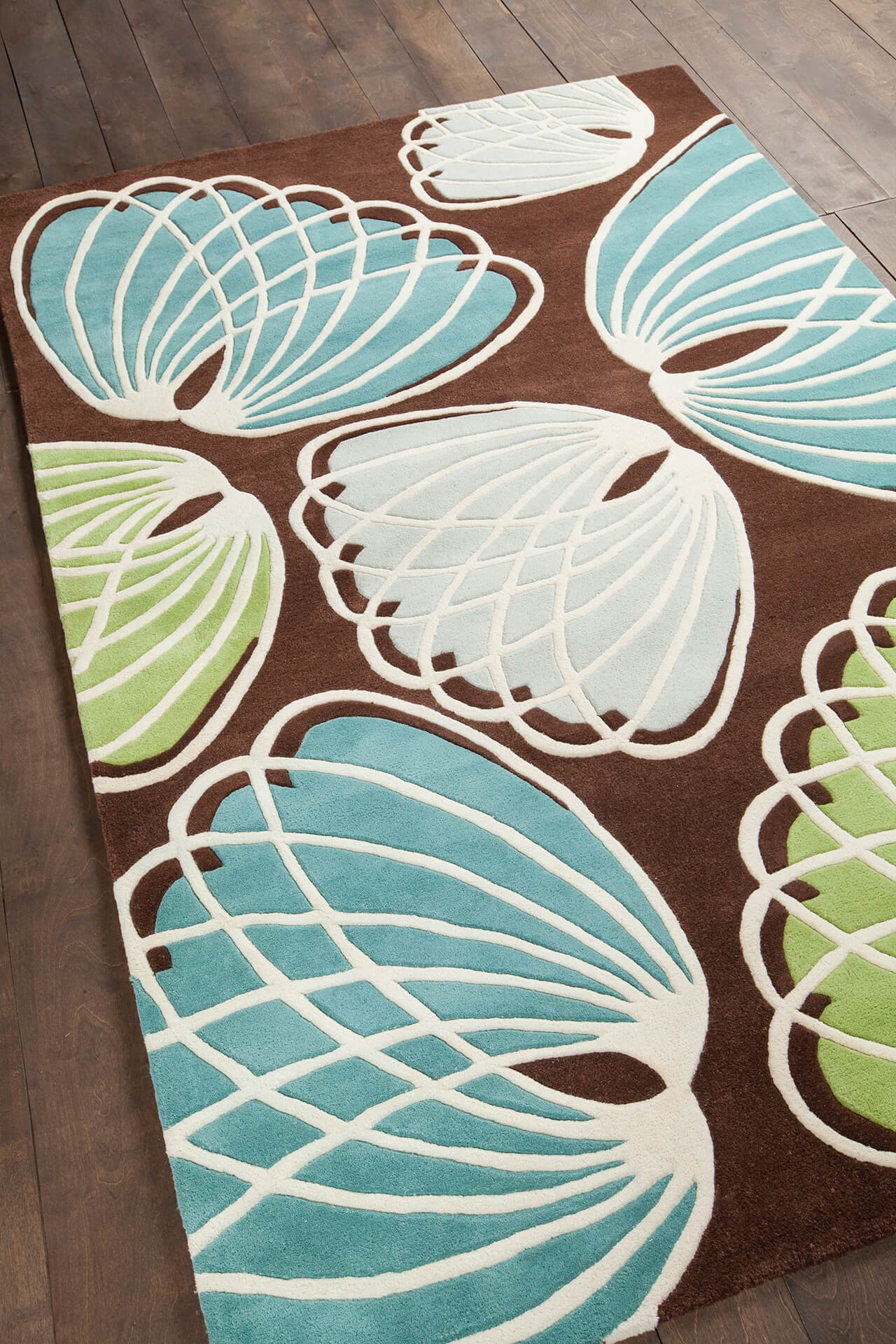 Inhabit Wool Rectangular Hand-tufted Rug, 5' x 7'6"