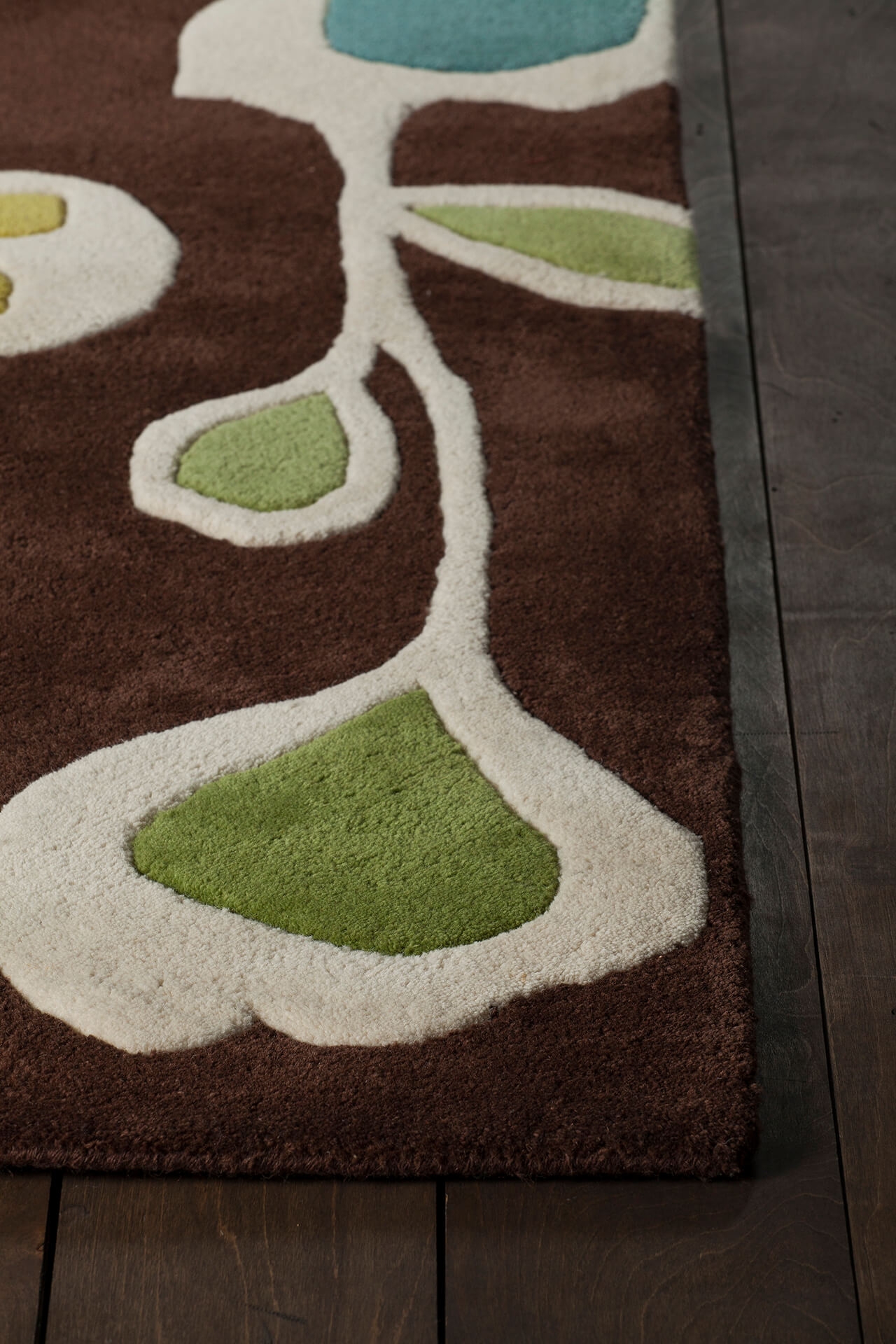 Inhabit Wool Rectangular Hand-tufted Rug, 5' x 7'6"
