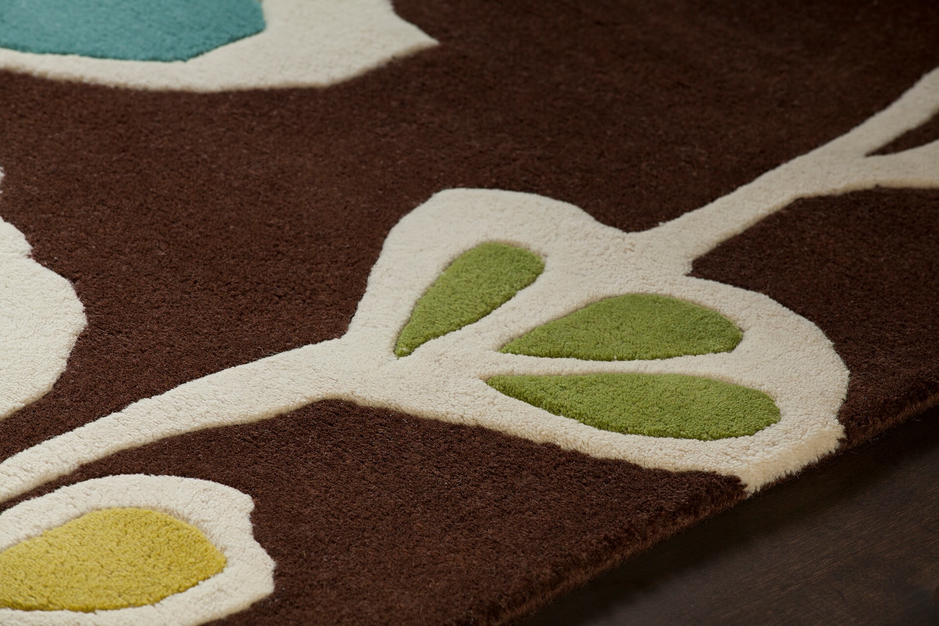 Inhabit Wool Rectangular Hand-tufted Rug, 5' x 7'6"