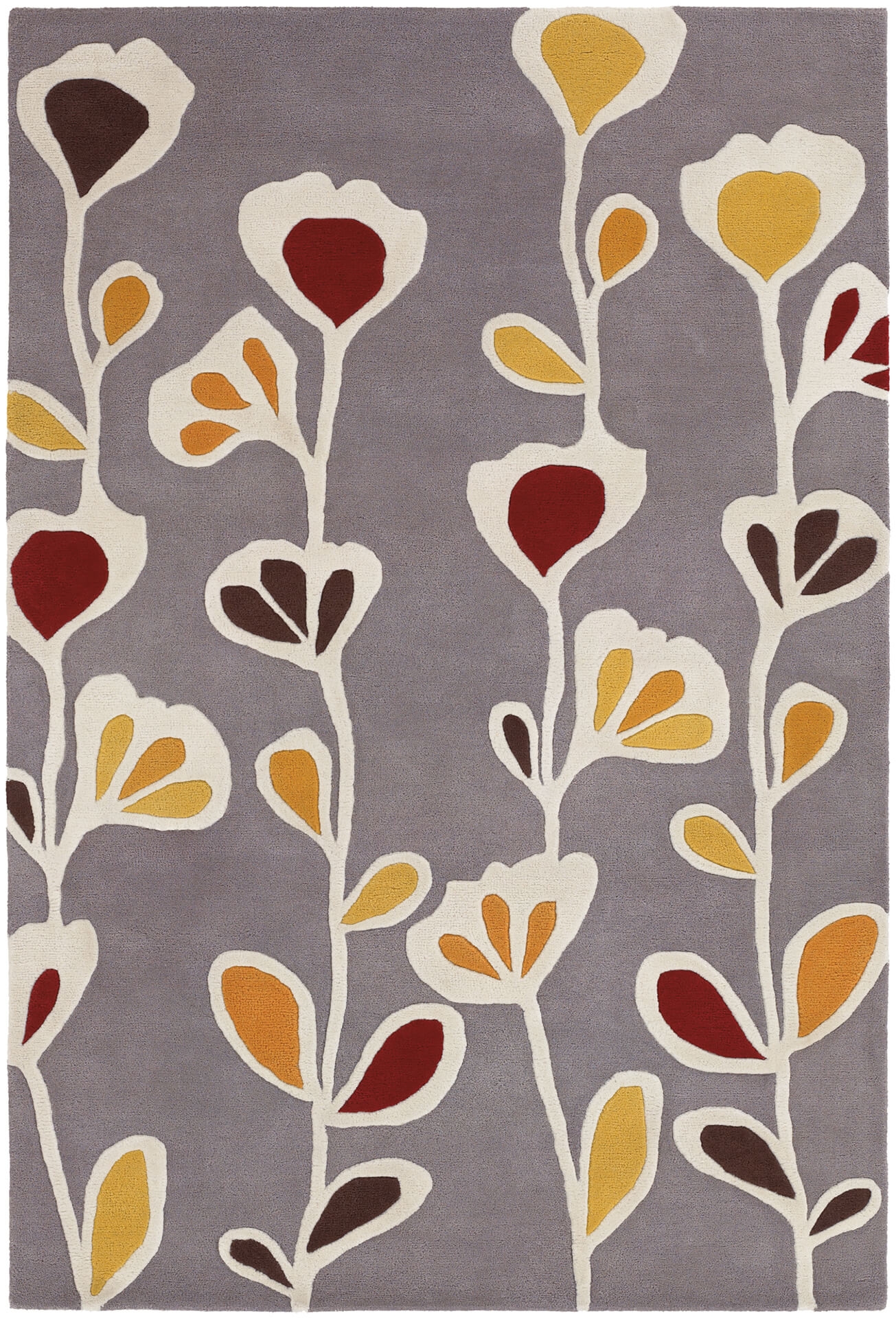 Inhabit Wool Rectangular Hand-tufted Rug, Composition 5