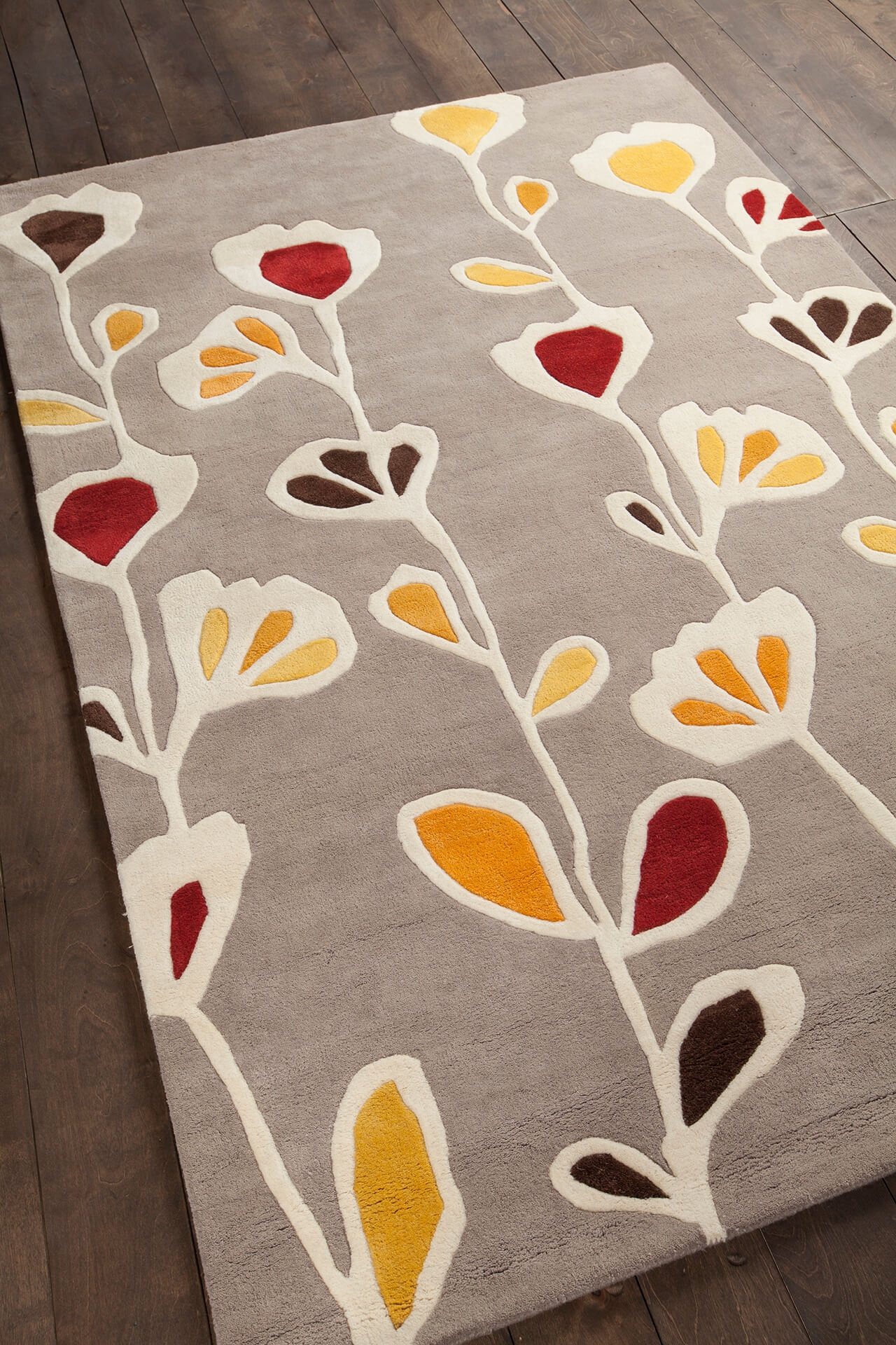 Inhabit Wool Rectangular Hand-tufted Rug, Composition 5