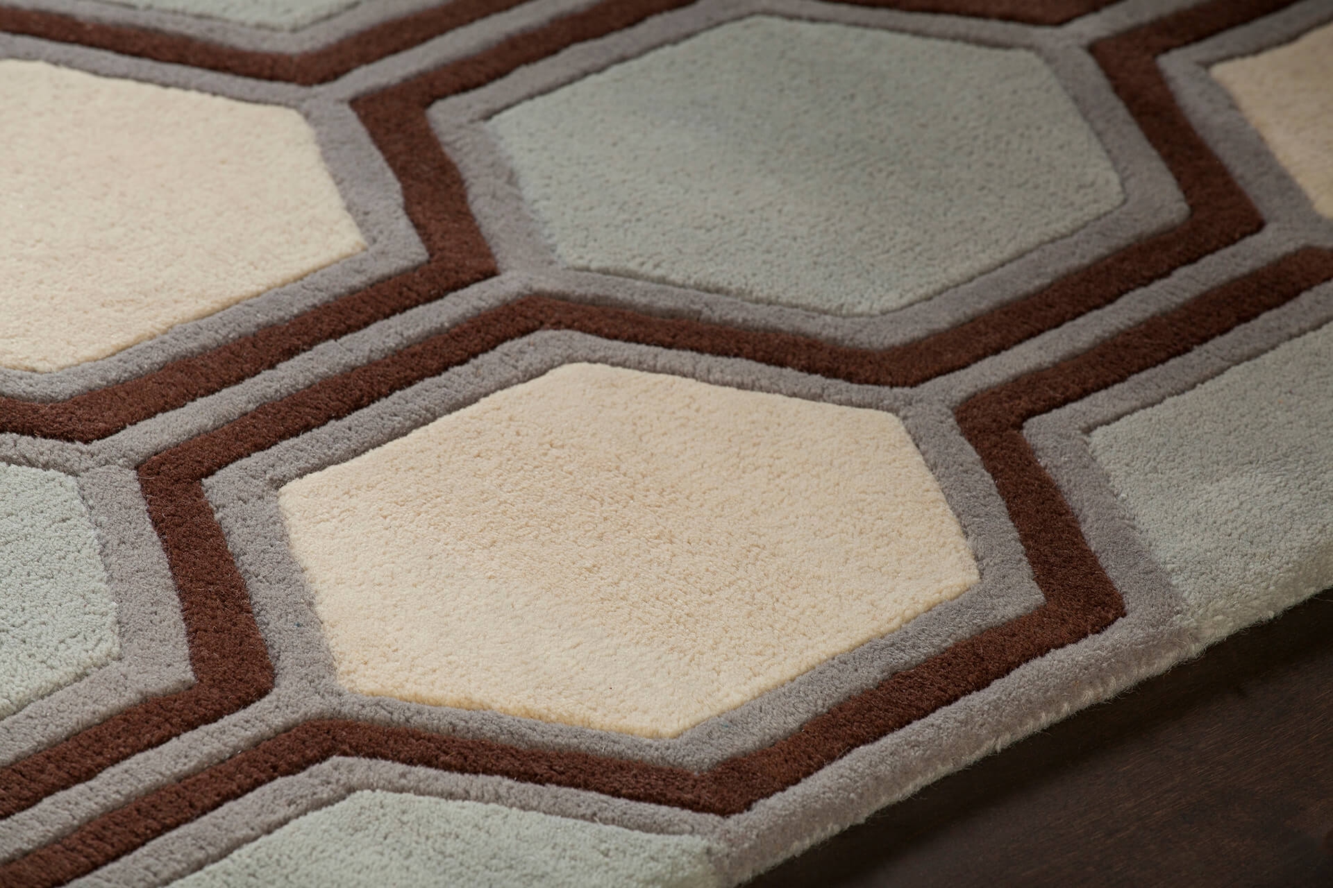 Inhabit Wool Rectangular Hand-tufted Rug, 7'9" x 10'6"