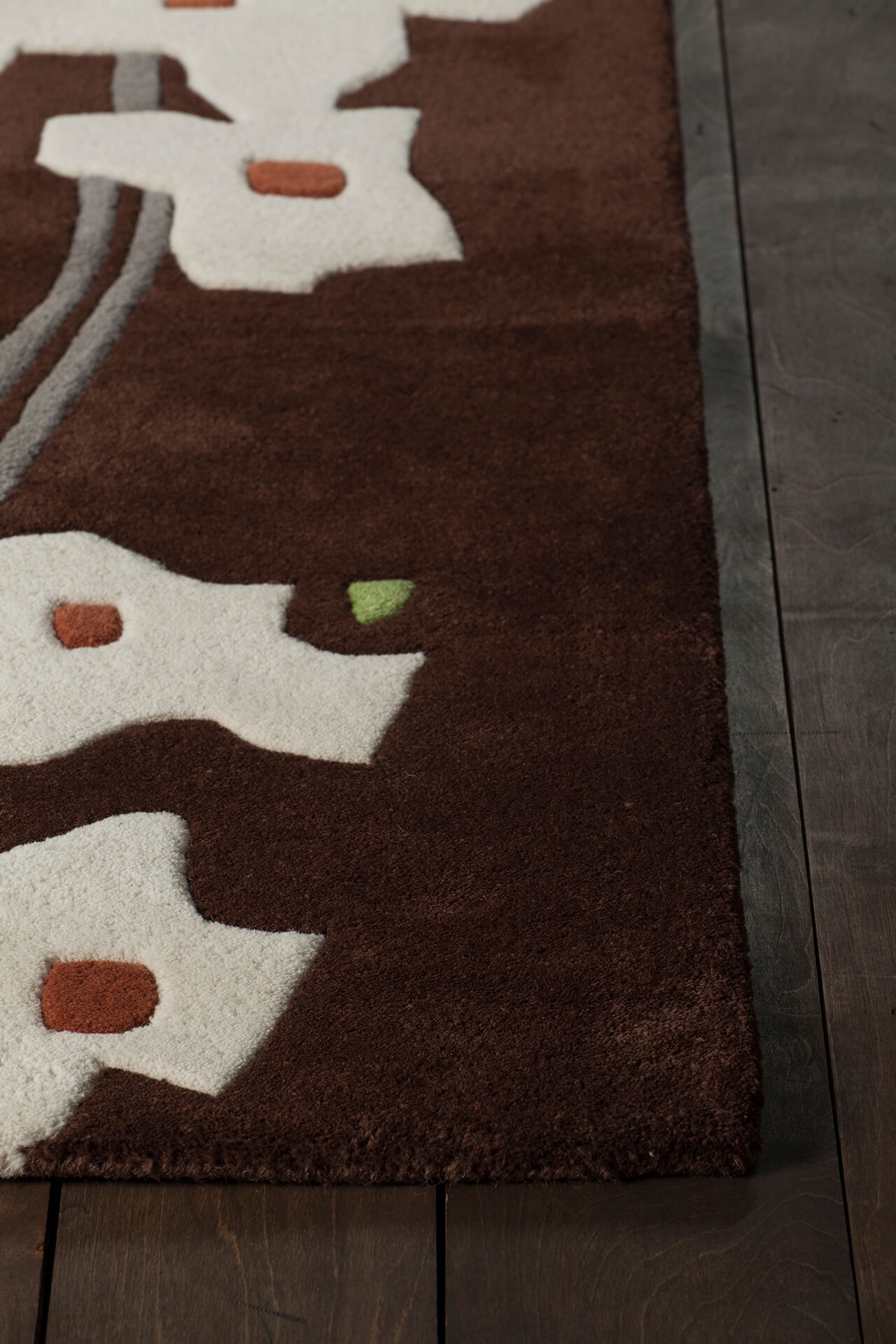 Inhabit Wool Rectangular Hand-tufted Rug, Composition 6