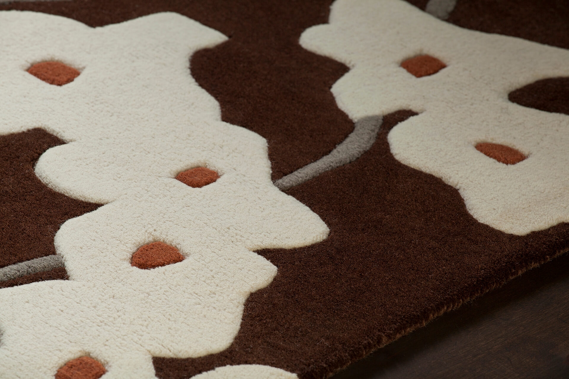 Inhabit Wool Rectangular Hand-tufted Rug, 5' x 7'6"