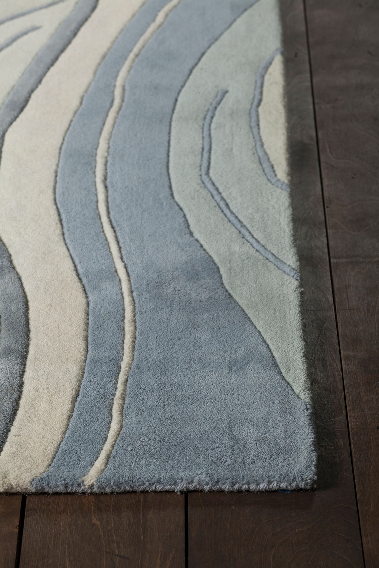 Inhabit Wool Rectangular Hand-tufted Rug, 5' x 7'6"
