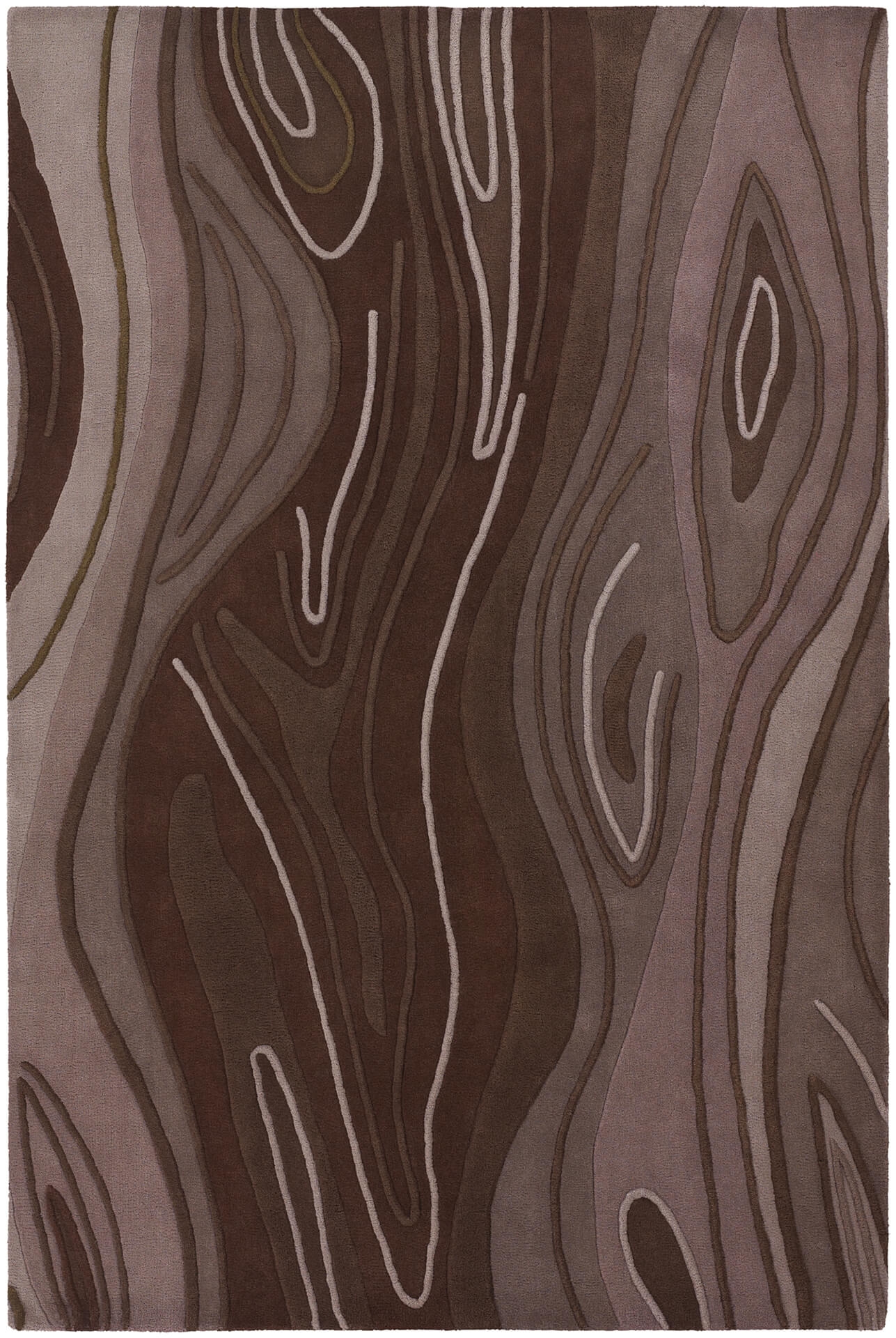 Inhabit Wool Rectangular Hand-tufted Rug, Composition 7