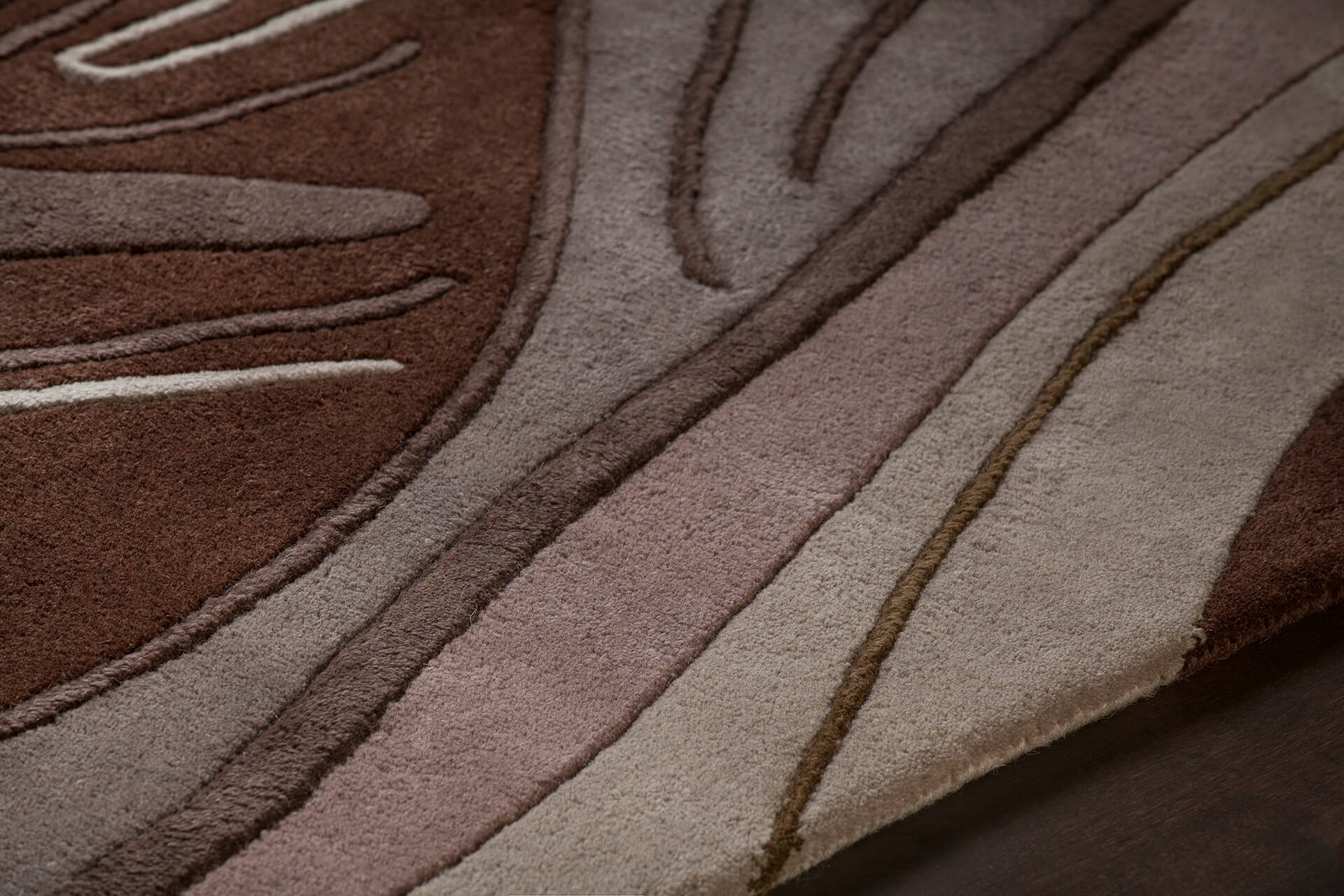 Inhabit Wool Rectangular Hand-tufted Rug, 5' x 7'6"