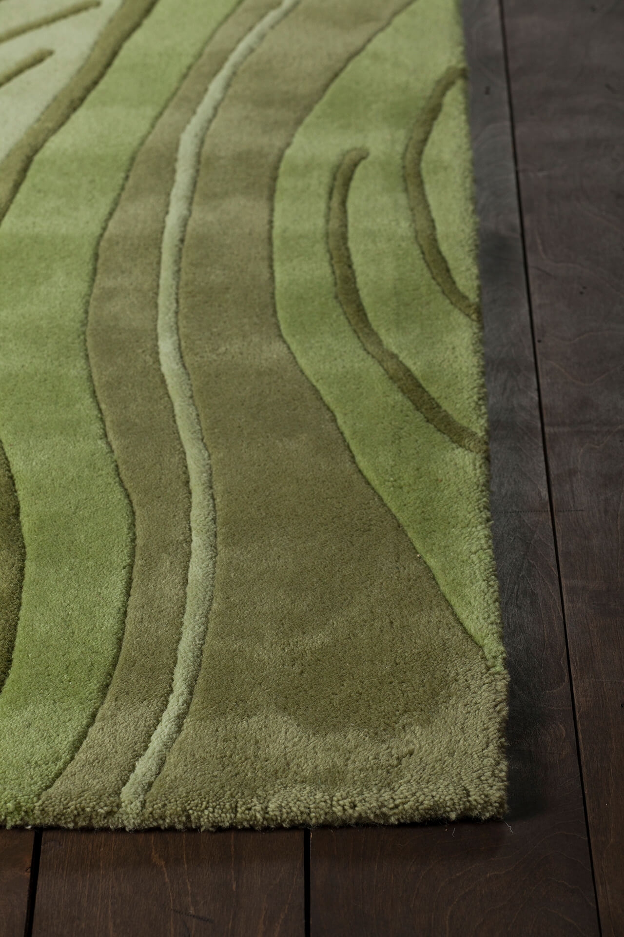 Inhabit Wool Rectangular Hand-tufted Rug, 5' x 7'6"
