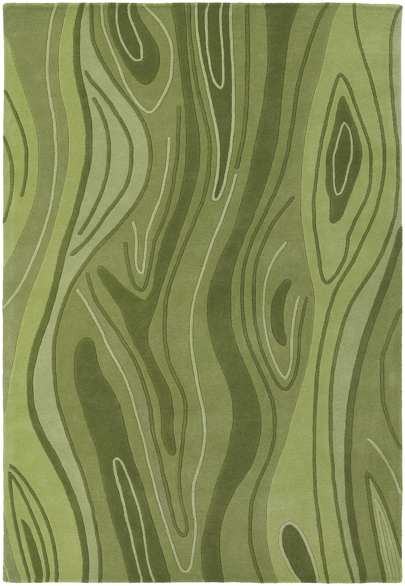Inhabit Wool Rectangular Hand-tufted Rug, Composition 7