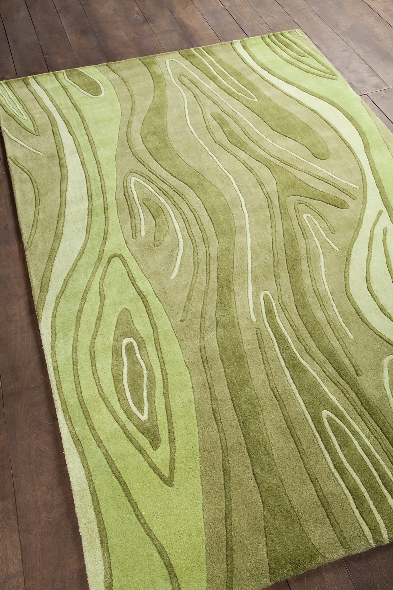Inhabit Wool Rectangular Hand-tufted Rug, Composition 7