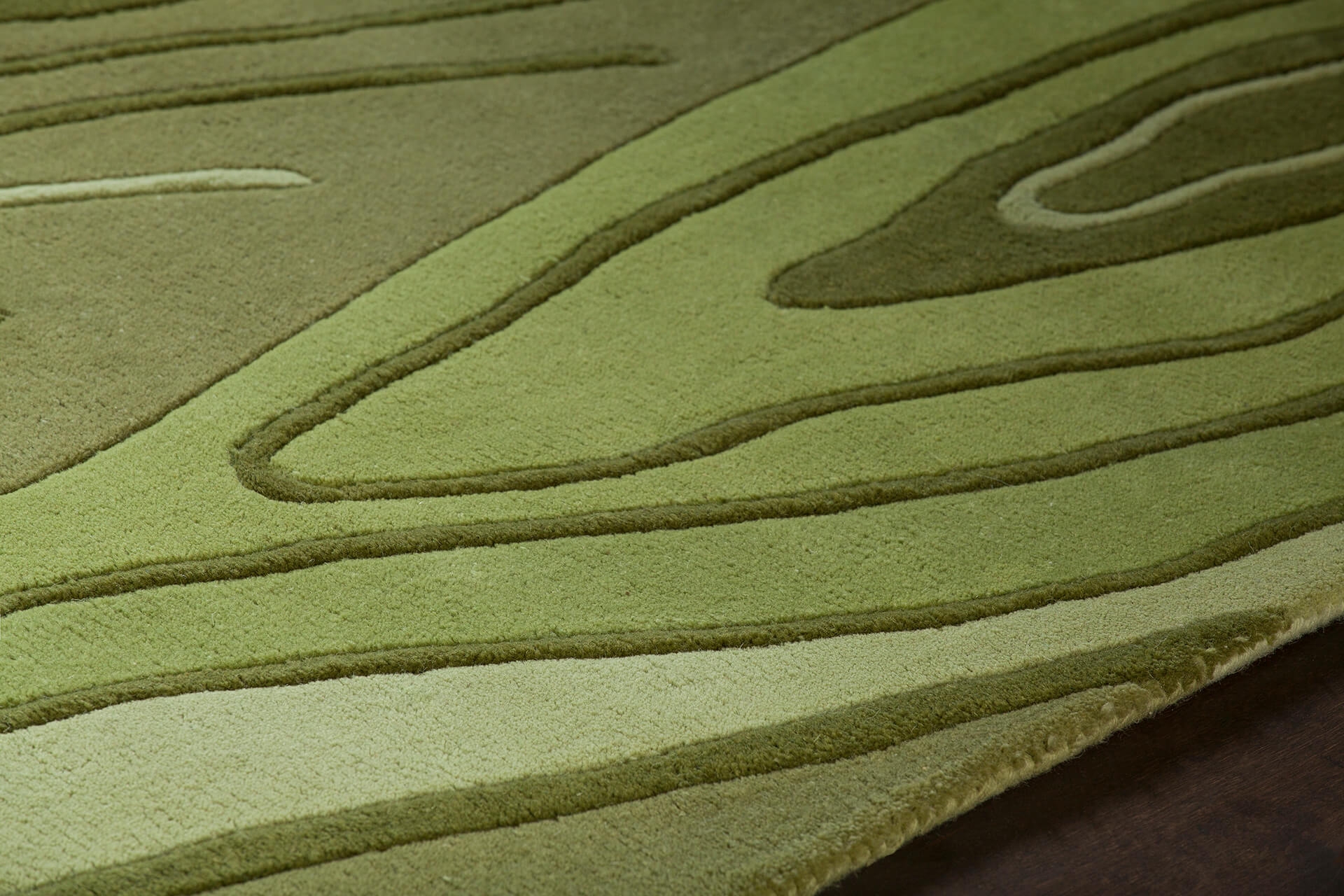 Inhabit Wool Rectangular Hand-tufted Rug, 5' x 7'6"