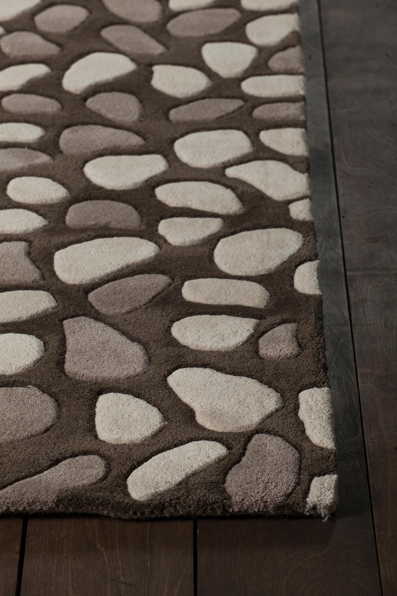 Inhabit Wool Rectangular Hand-tufted Rug, 5' x 7'6"