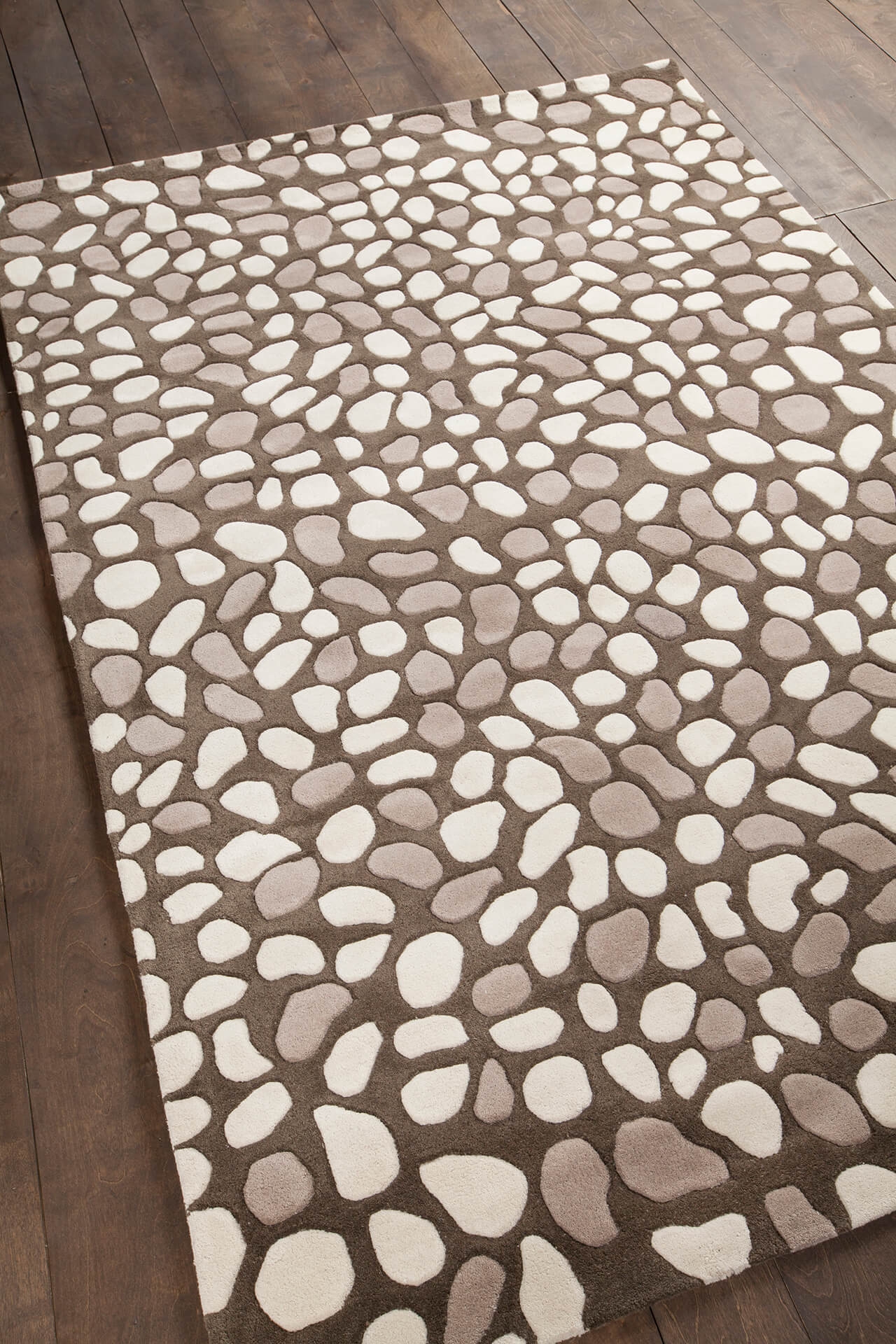 Inhabit Wool Rectangular Hand-tufted Rug, Composition 8