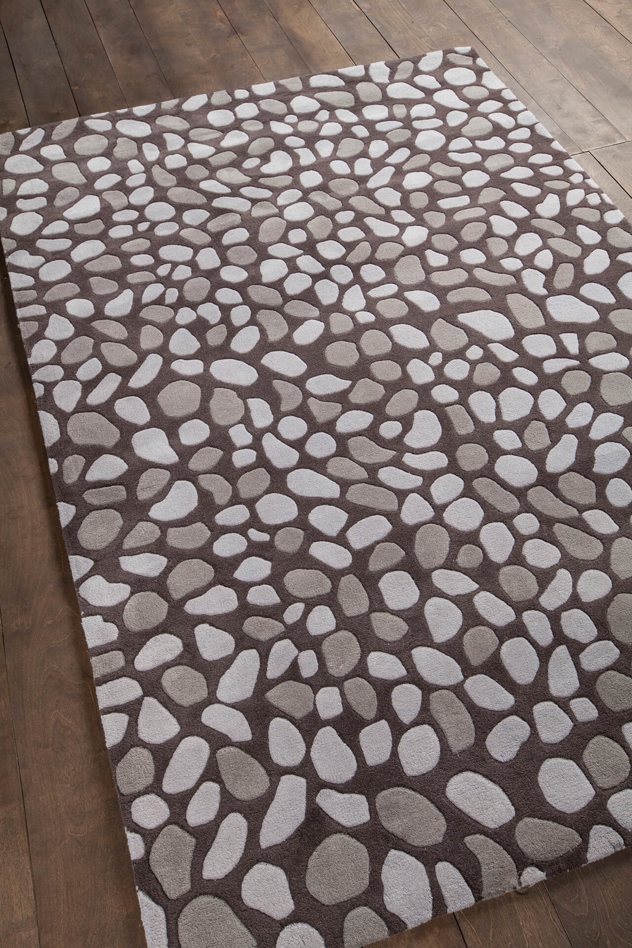 Inhabit Wool Rectangular Hand-tufted Rug, 5' x 7'6"