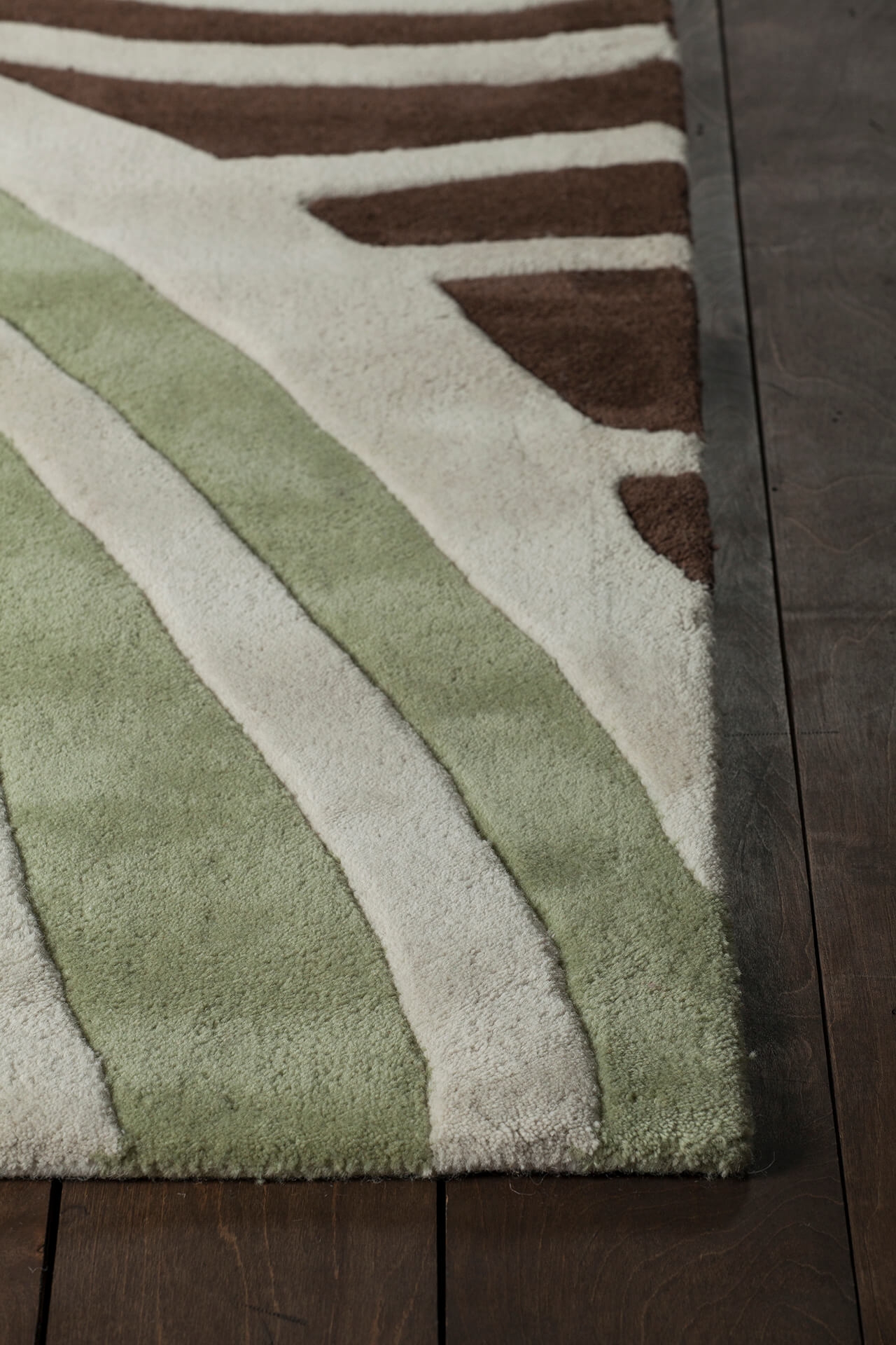 Inhabit Wool Rectangular Hand-tufted Rug, 5' x 7'6"