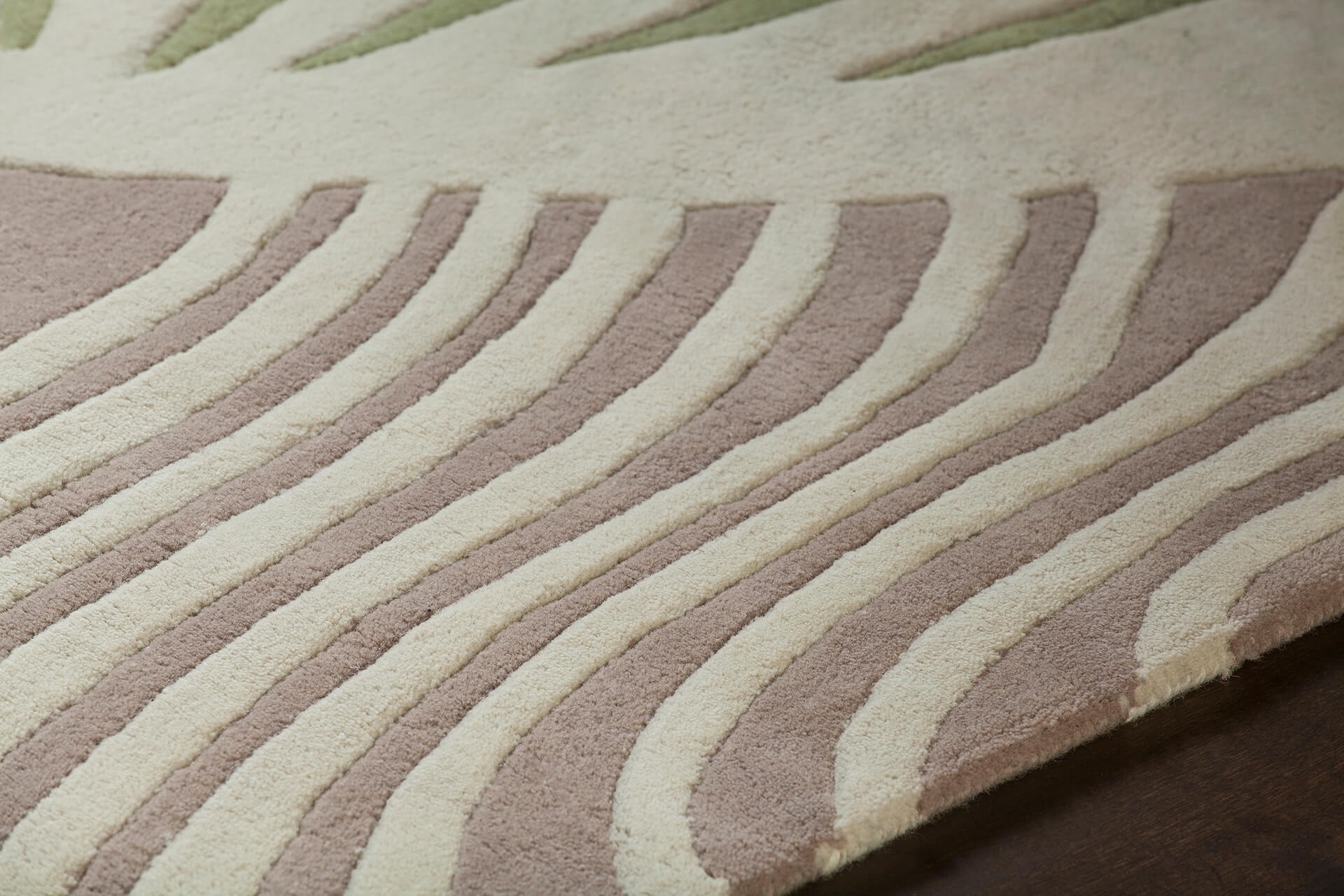 Inhabit Wool Rectangular Hand-tufted Rug, Composition 9