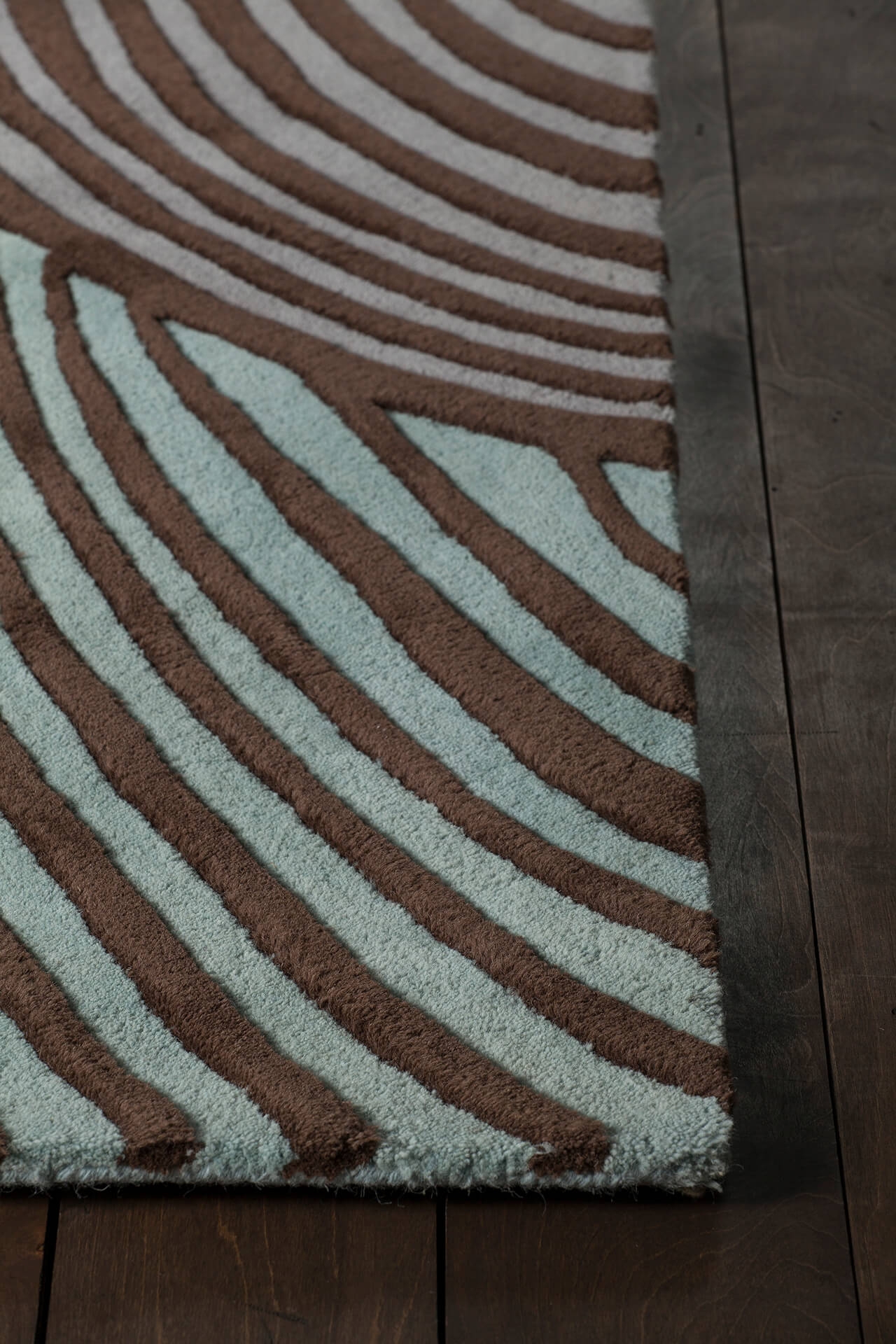 Inhabit Wool Rectangular Hand-tufted Rug, Composition 9
