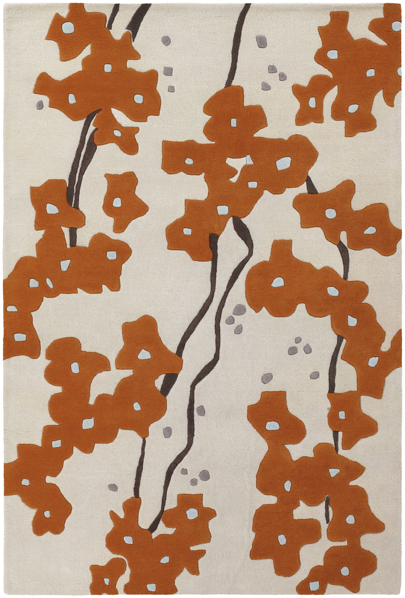 Inhabit Wool Rectangular Hand-tufted Rug, Composition 6
