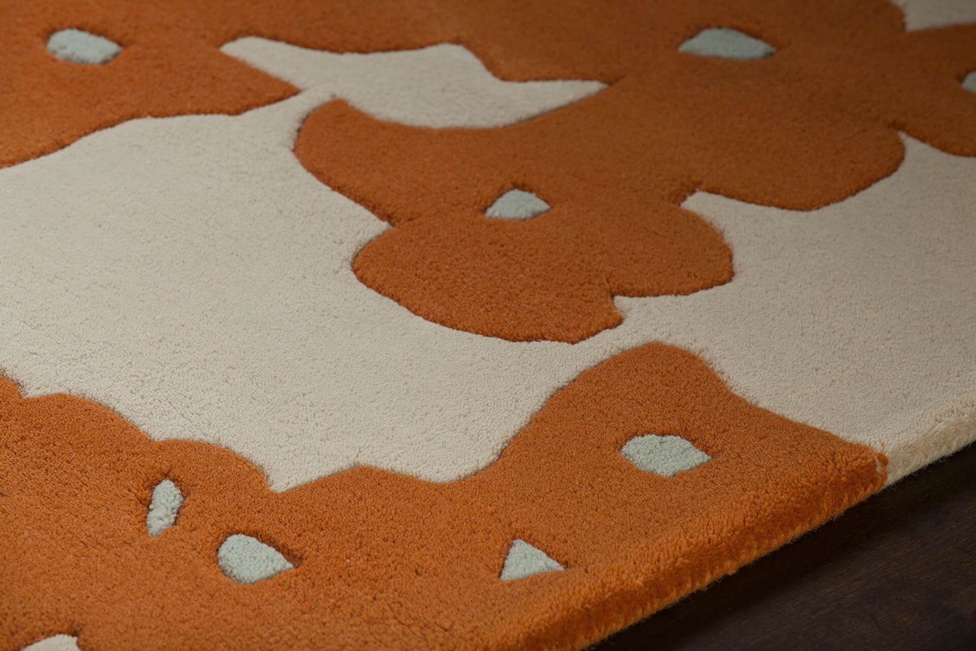 Inhabit Wool Rectangular Hand-tufted Rug, 5' x 7'6"