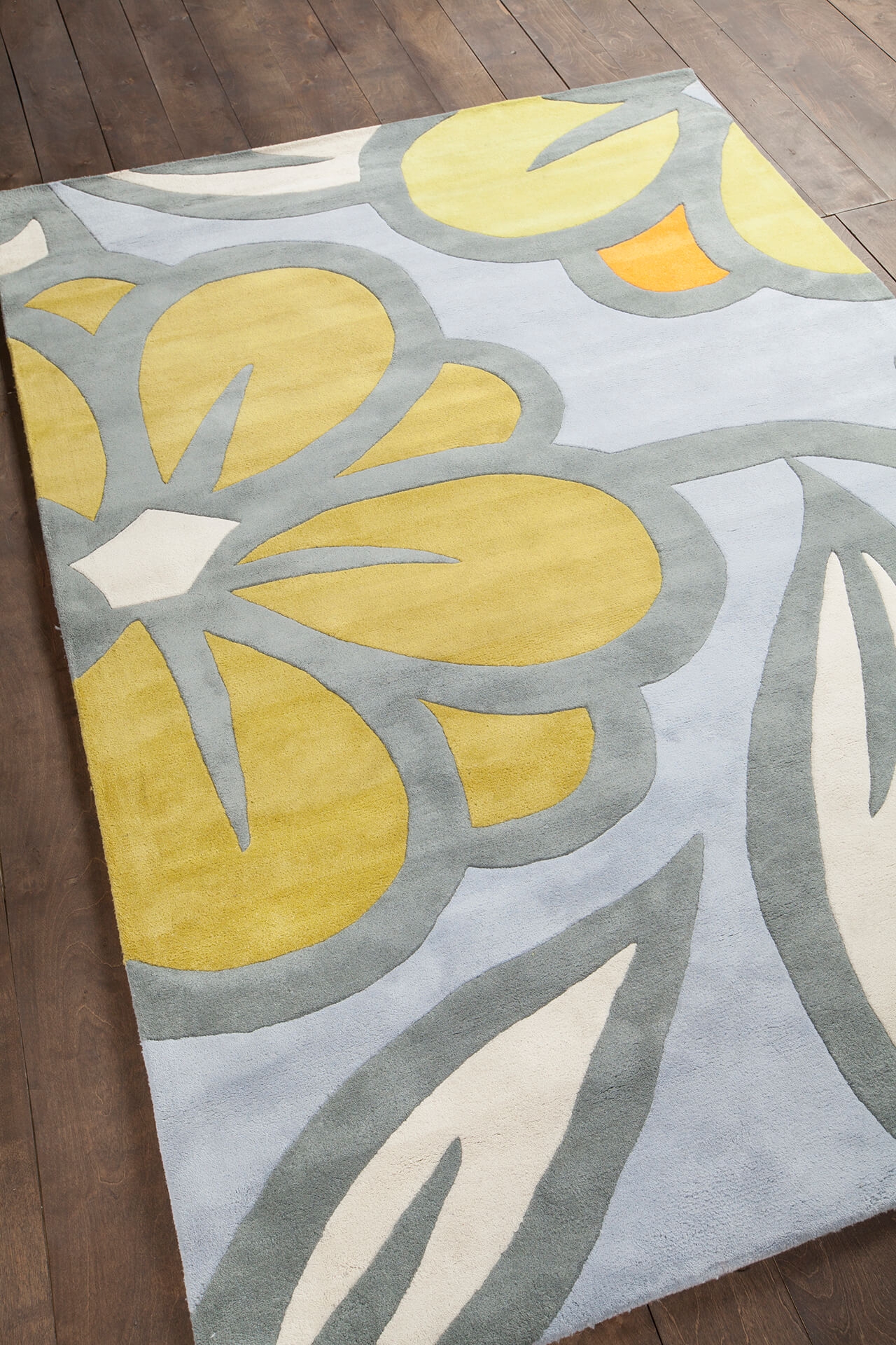 Inhabit Wool Rectangular Hand-tufted Rug, Composition 10