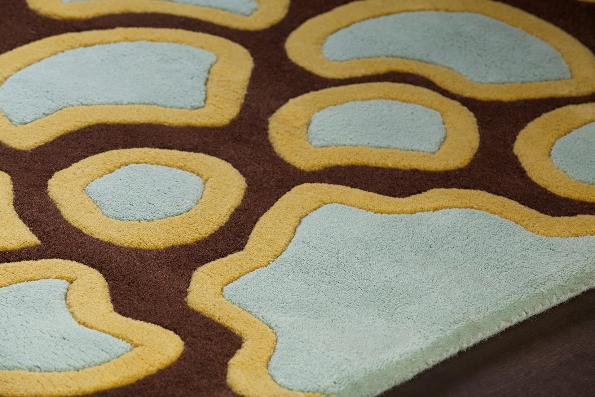 Inhabit Wool Rectangular Hand-tufted Rug, 5' x 7'6"